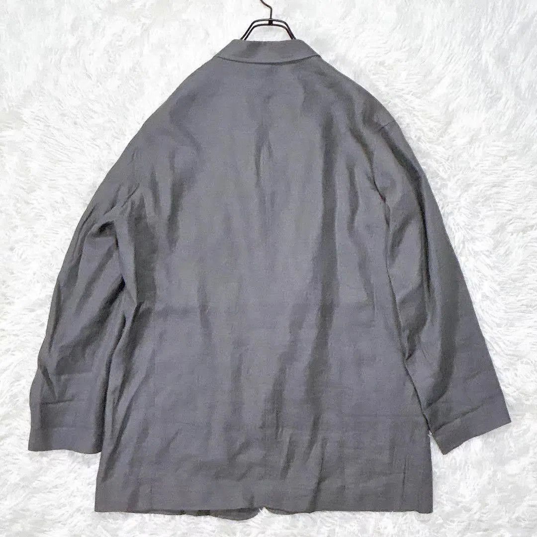 Yohji Yamamoto Gray Oversized Light Jacket. Size US M / EU 48-50 / 2 - 2 Thumbnail