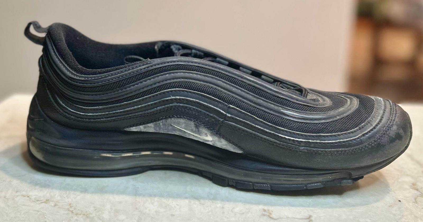 Nike Nike Air Max 97 Triple Black Men’s [11] Sneakers Anthracite Size US 11 / EU 44 - 8 Thumbnail