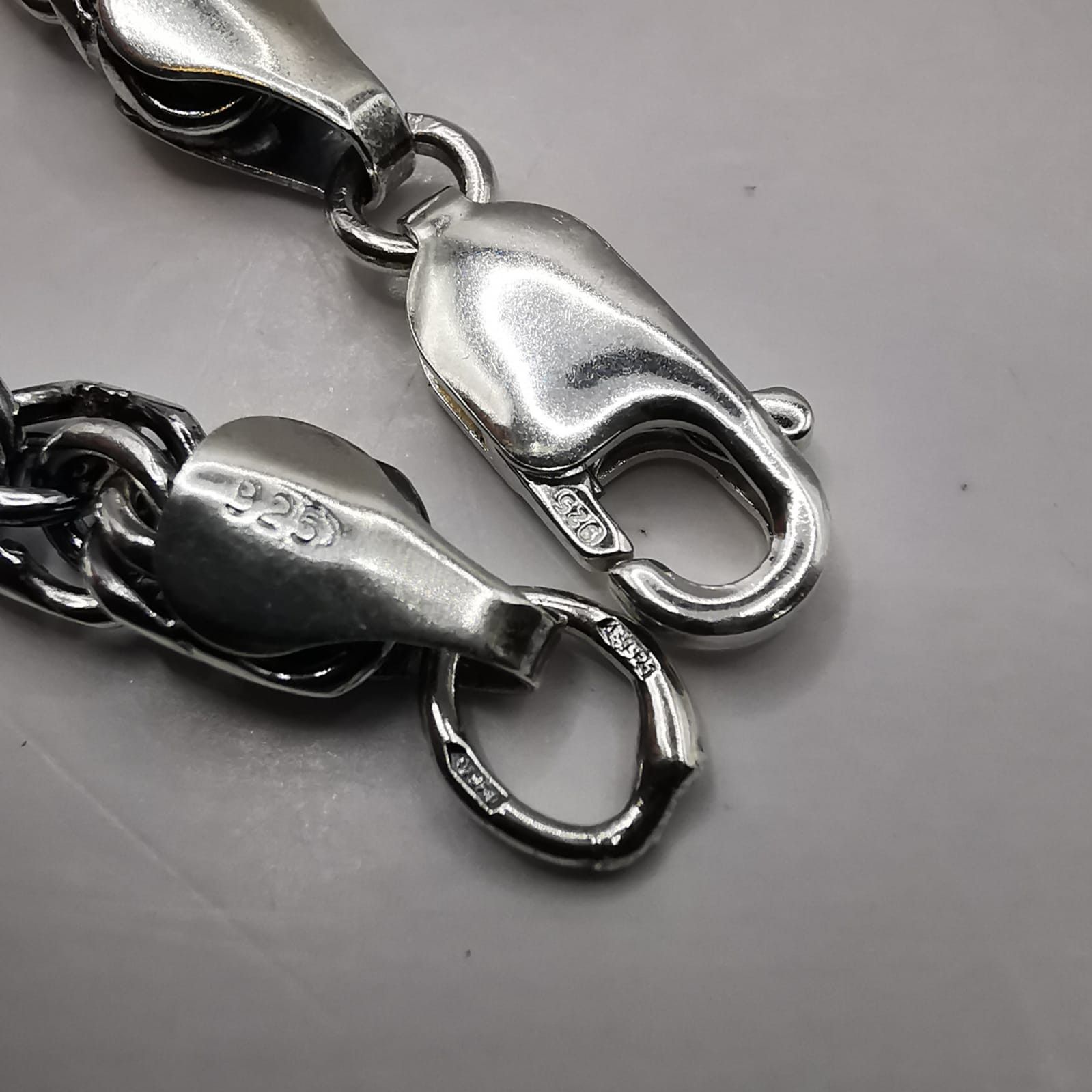 Sterling Silver Vintage Beautiful Jewelry Chain,925 Sterling Silver 33,53g Size ONE SIZE - 4 Thumbnail
