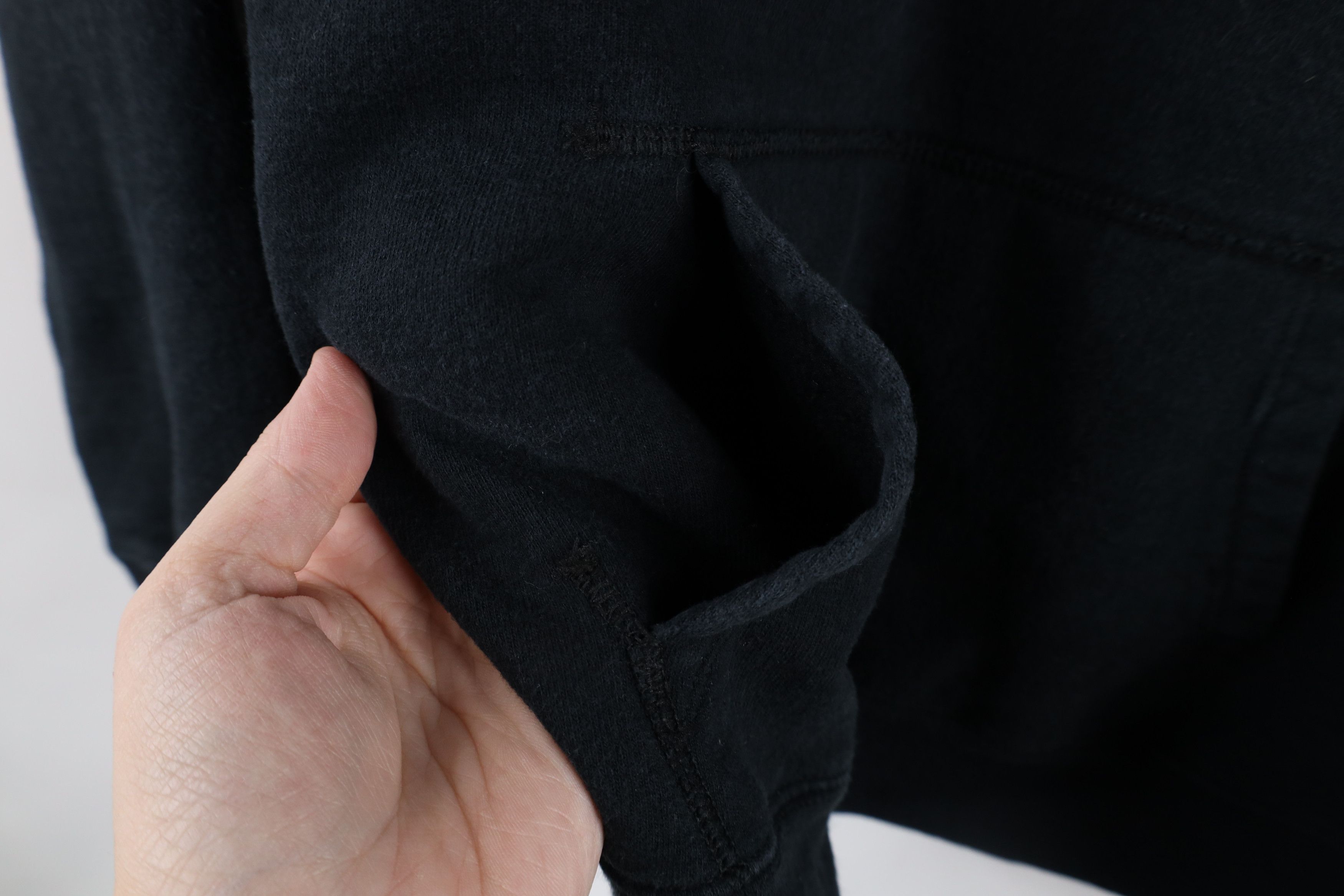 Champion × Vintage Vintage Champion Faded Classic Logo Hoodie Sweatshirt Black Size L / US 10 / IT 46 - 5 Thumbnail