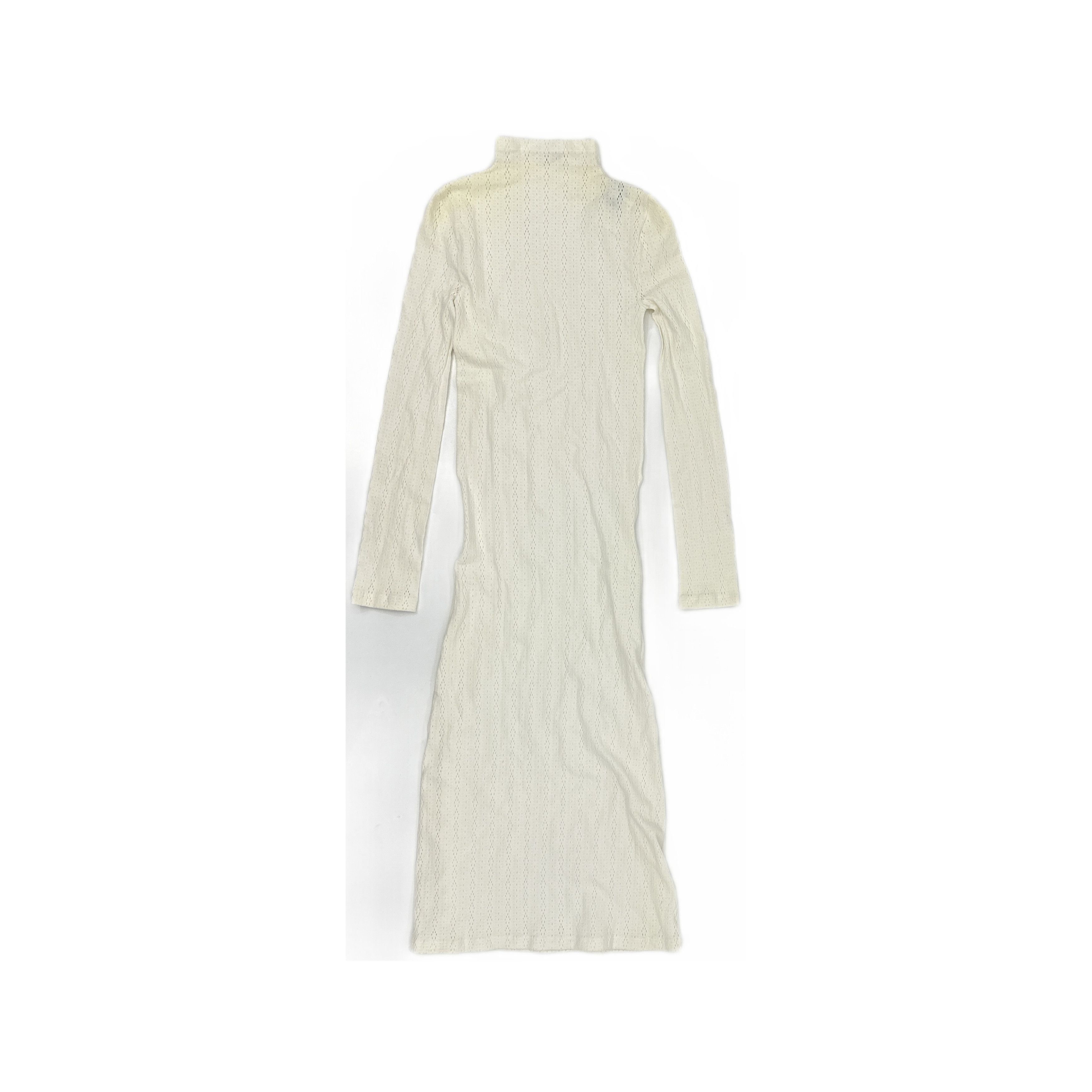 Fendi Fendi White Long Sleeve Midi Dress Size 40 Size S / US 4 / IT 40 - 1 Thumbnail