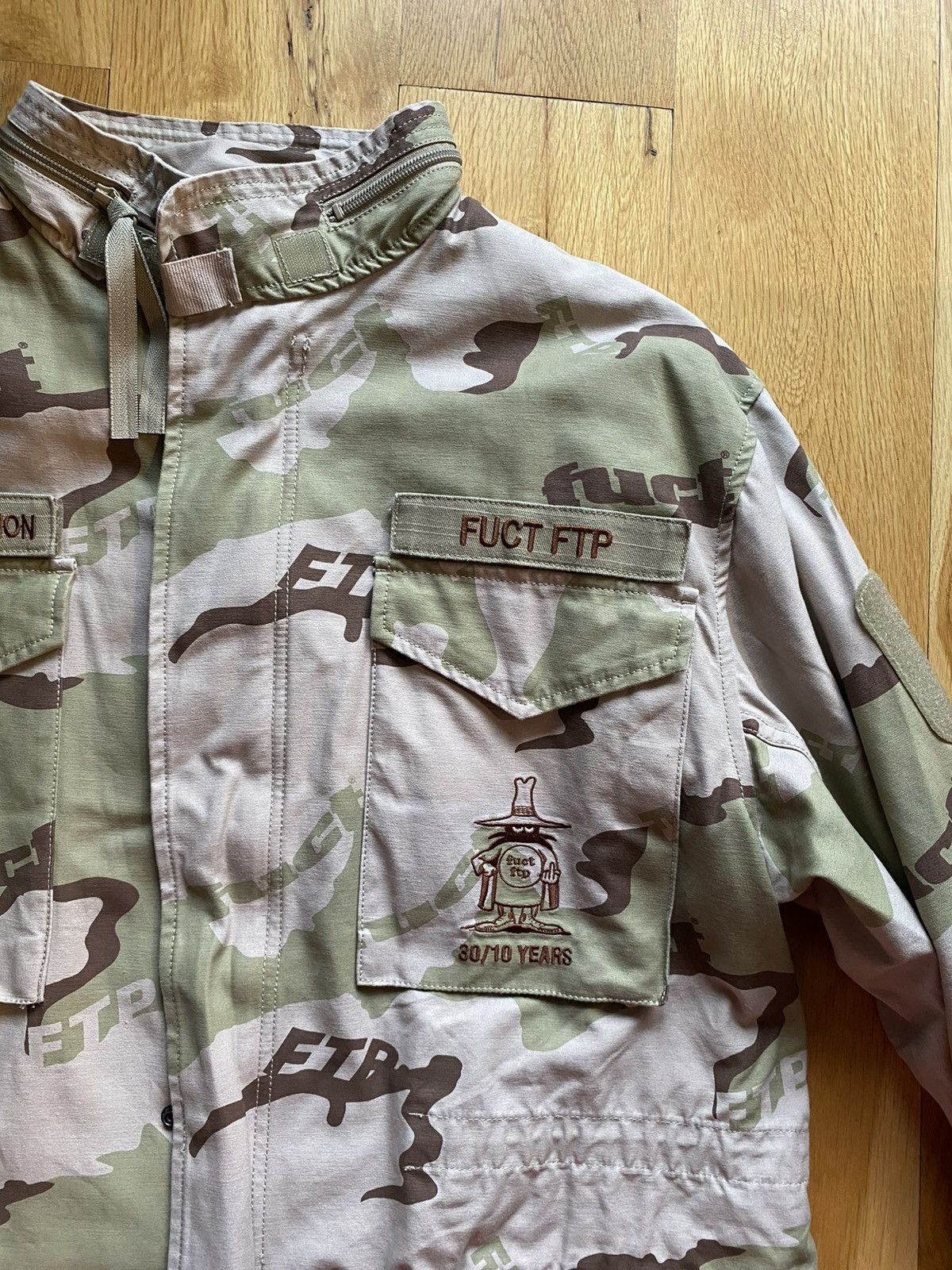 Fuck The Population FTP x FUCT Desert Camo Field Jacket (XL) Rare Archive Size US XL / EU 56 / 4 - 2 Thumbnail