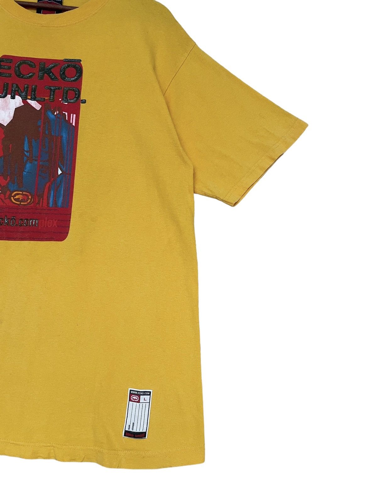 Ecko Unltd. × Rap Tees × Vintage Vintage Brand Ecko Unltd Baggy T-shirt 1990s Size US L / EU 52-54 / 3 - 4 Thumbnail