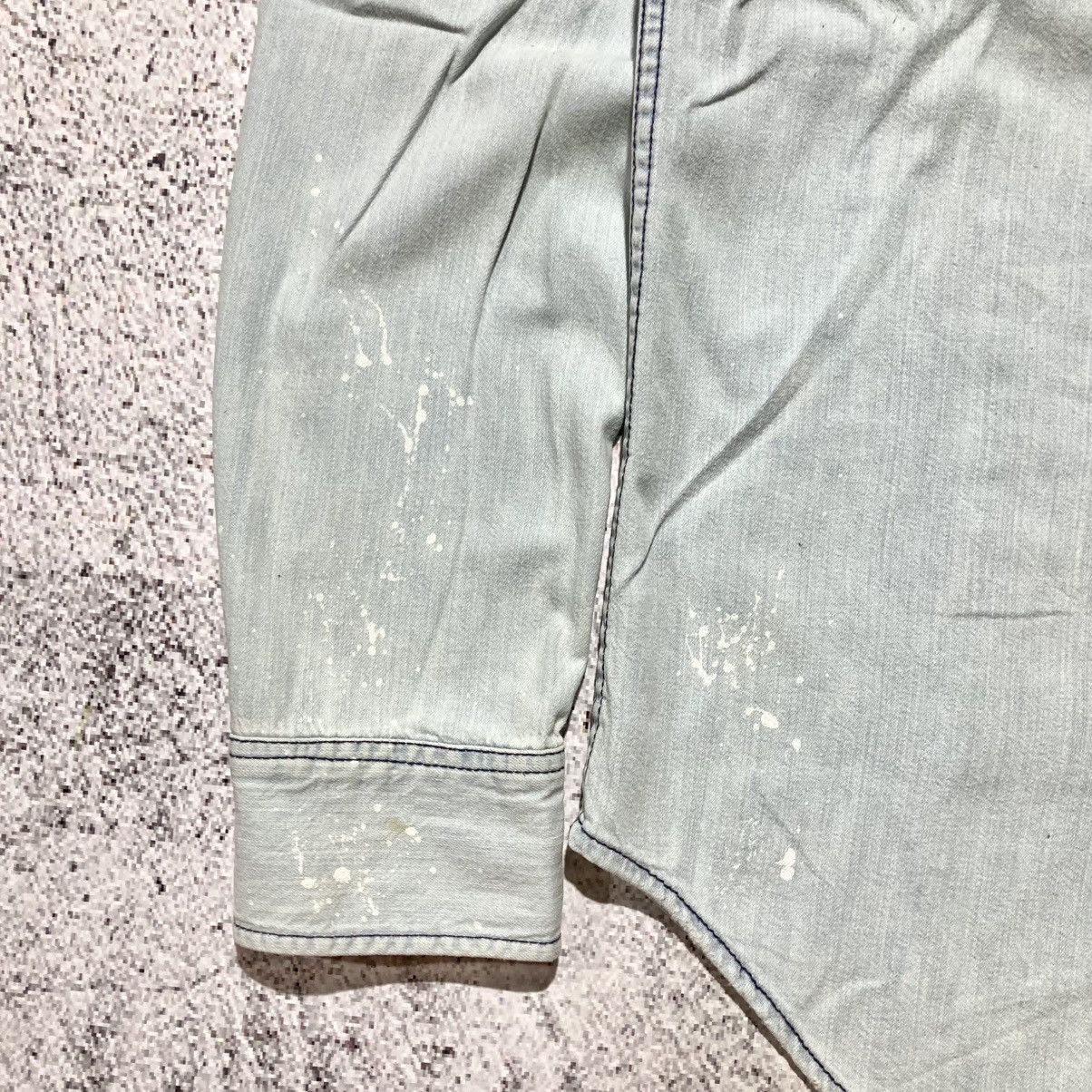 Diesel Vintage Diesel Cowboy Western Shirt Blue Washed Jeans Size US XL / EU 56 / 4 - 8 Thumbnail