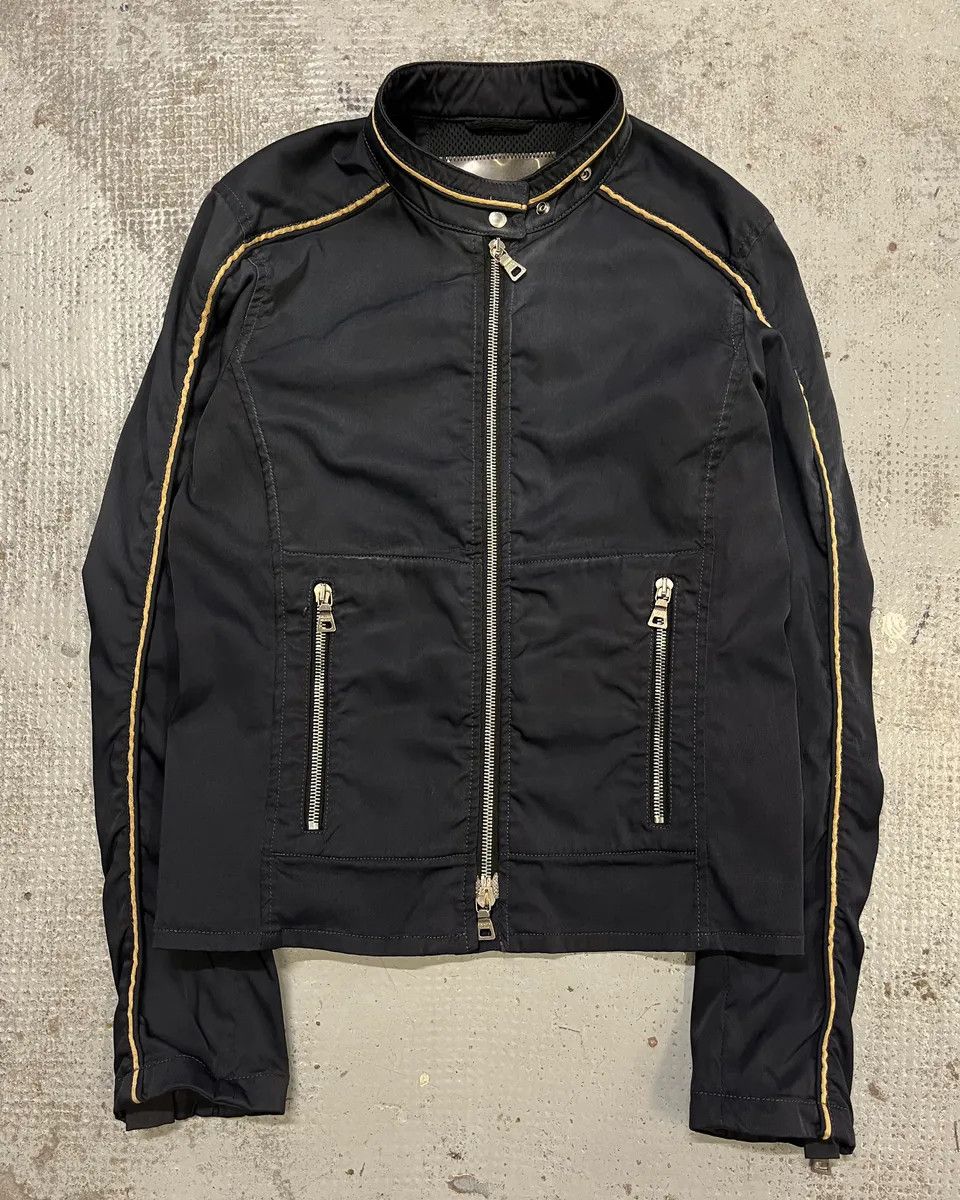 Prada SS2000 Prada Navy Nylon Zip Sport Light Jacket Size S / US 4 / IT 40 - 4 Thumbnail