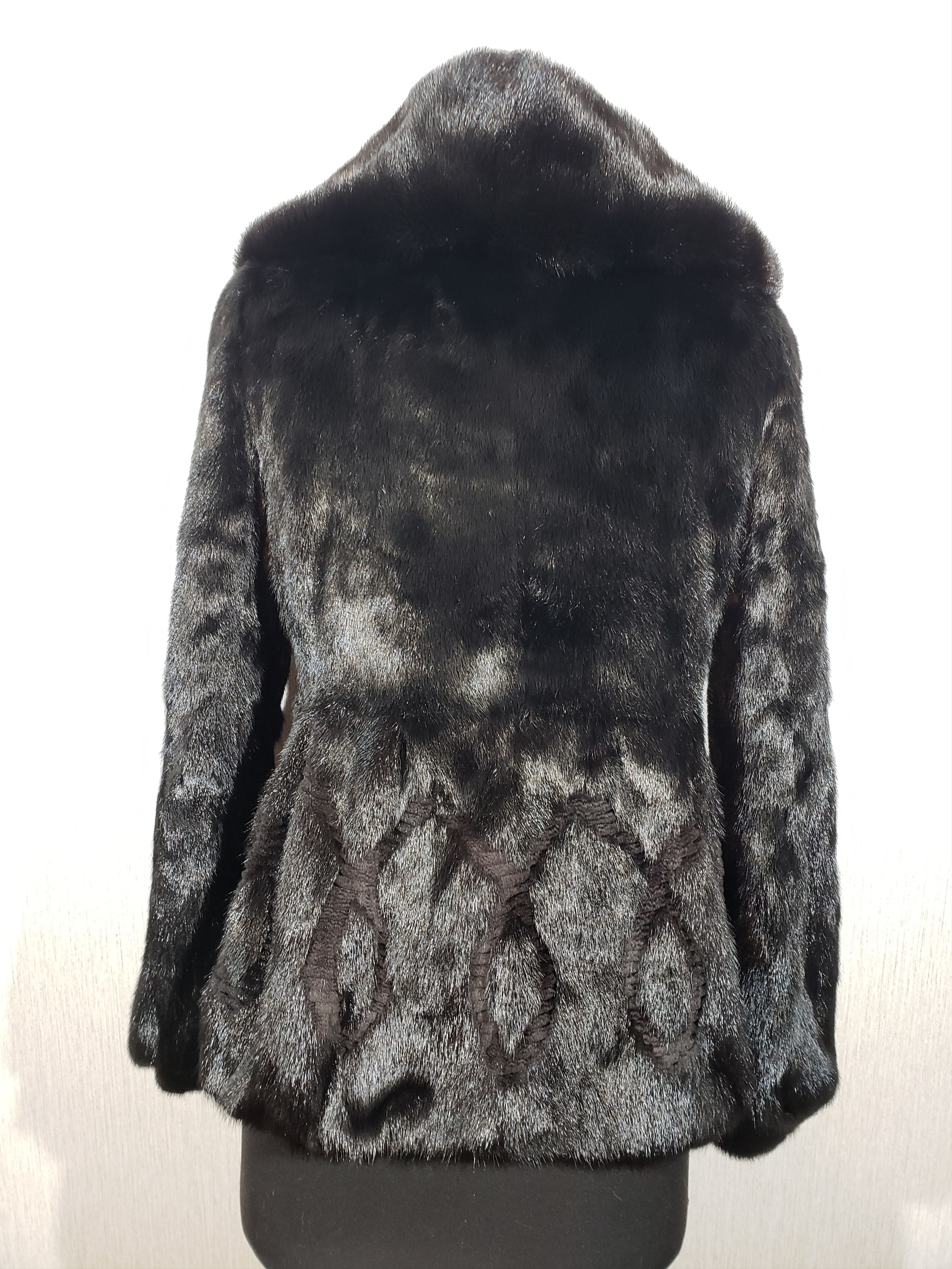 Other Stylish women's mink fur coat with a hood. Size M / US 6-8 / IT 42-44 - 4 Thumbnail