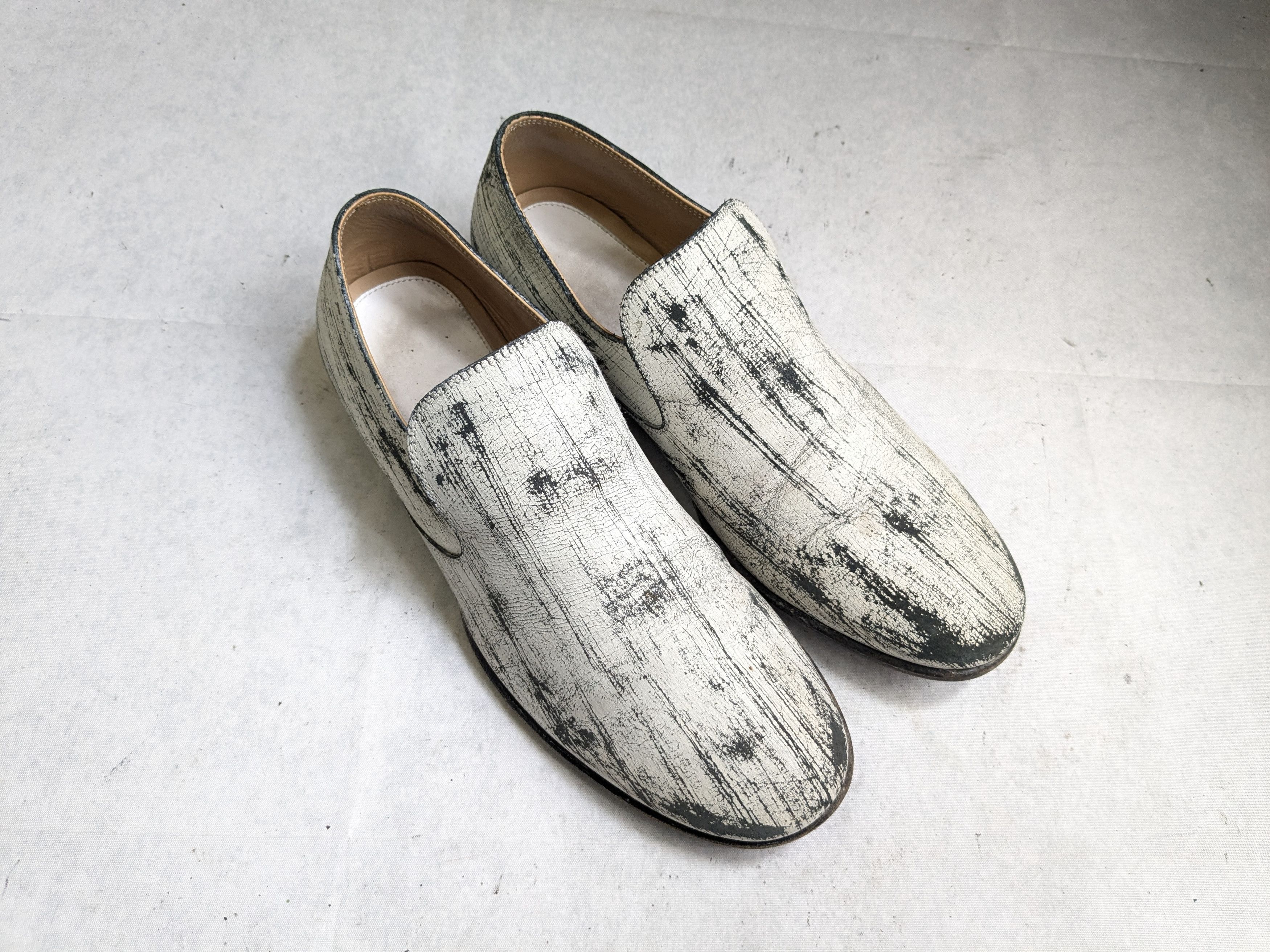 Maison Margiela Maison Margiela x H&M Loafers White 10 43 Low Top Size US 10 / EU 43 - 2 Thumbnail