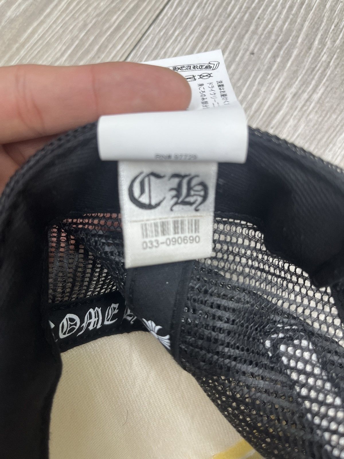 Chrome Hearts Chrome Hearts EyeChart Trucker Hat Size ONE SIZE - 7 Thumbnail