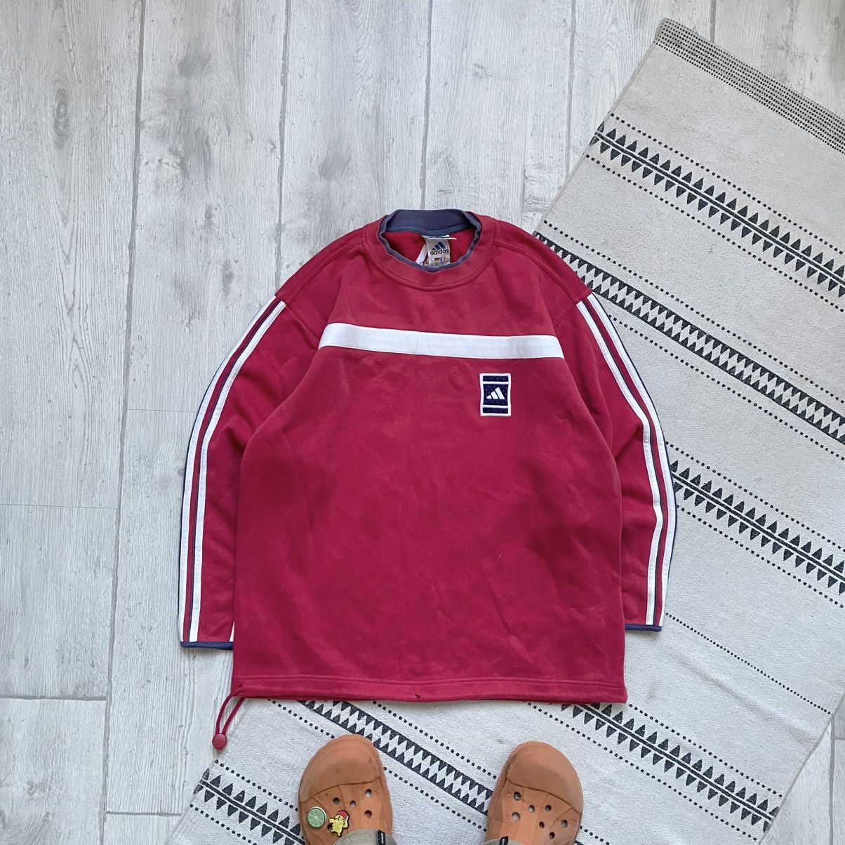 Adidas RARE Vintage 90s Adidas sweatshirt 3/4 sleeve Size US XS / EU 42 / 0 - 1 Thumbnail