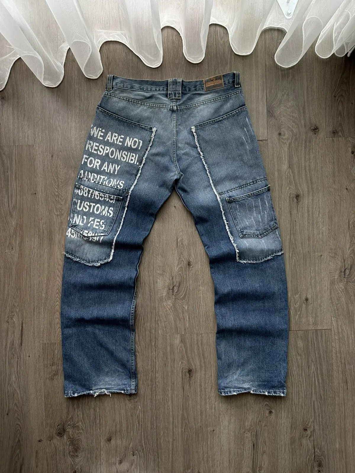 Japanese Brand × Vintage Vintage Japanese DJ Doringo Jeans Wear Denim Pocket Pants Size US 34 / EU 50 - 4 Thumbnail