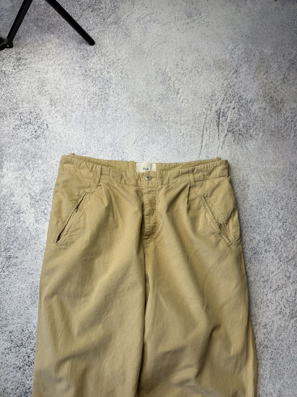 Folk Mens Folk Linen Pants Old Money style size 5 Size US 36 / EU 52 - 2 Thumbnail