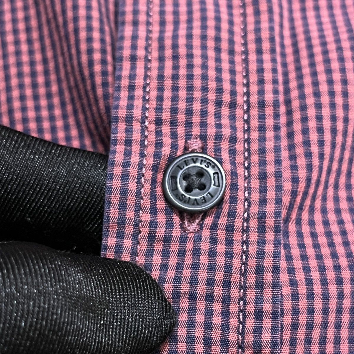 Levi's × Vintage Levis Small Checkered Button Up Shirt Size US M / EU 48-50 / 2 - 6 Thumbnail