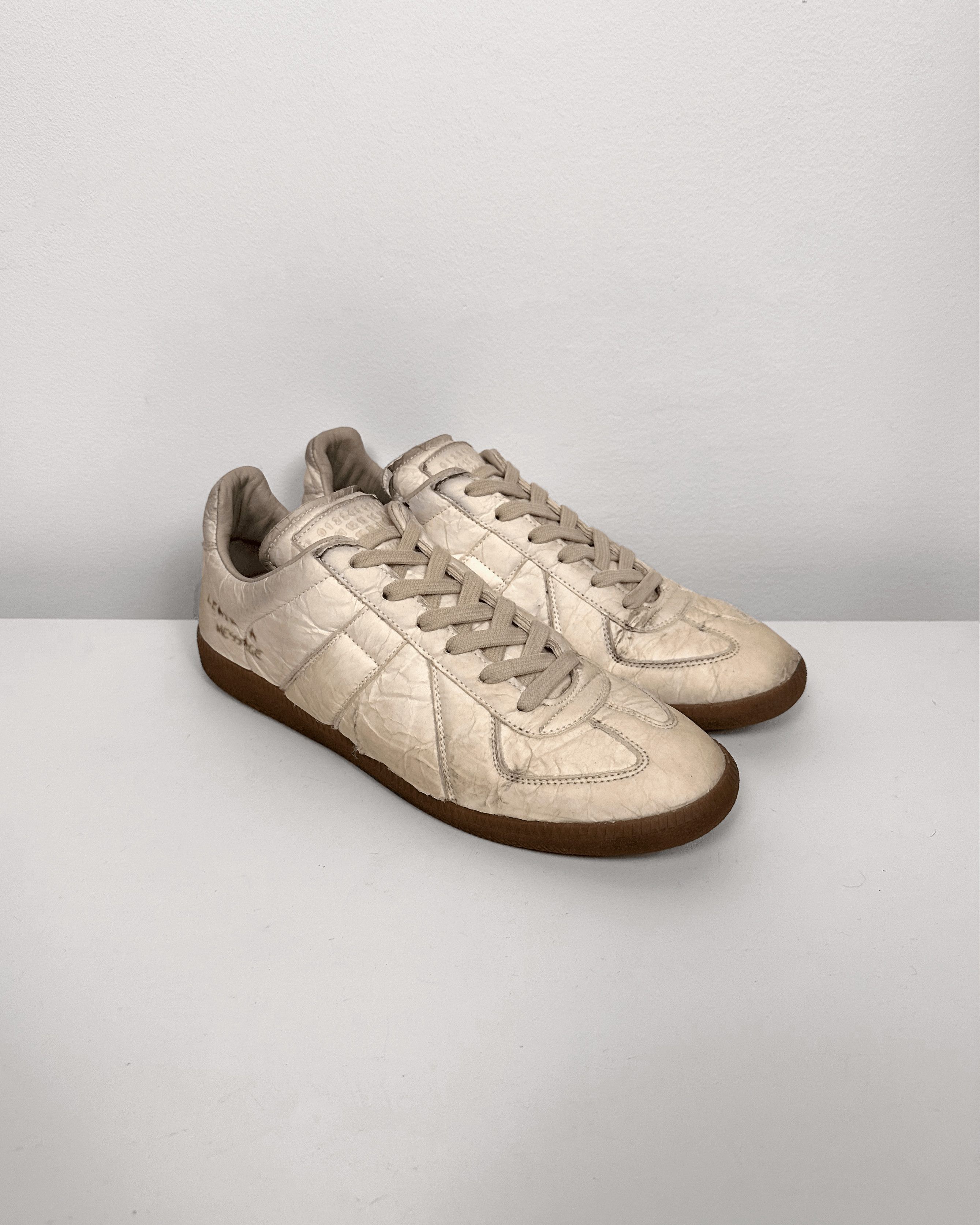 Maison Martin Margiela “Leave a Message” Paper GAT Sneakers