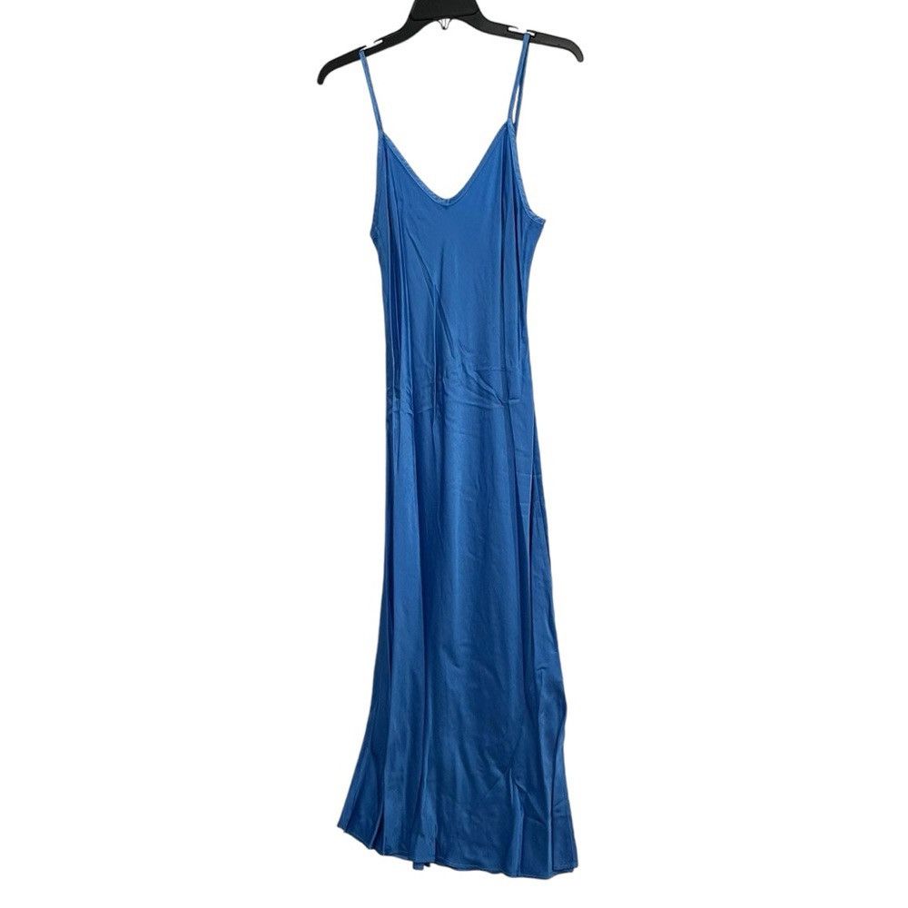 Enza Costa ENZA COSTA SATIN BIAS CUT SLIP DRESS IN POOL BLUE WOMENS Size S / US 4 / IT 40 - 4 Thumbnail