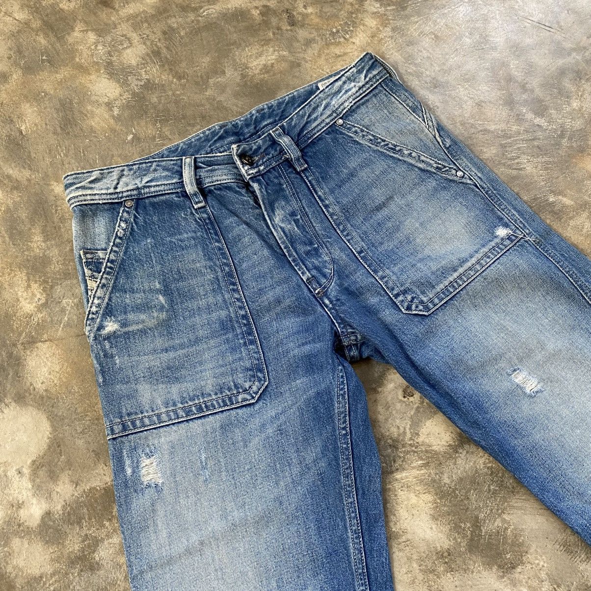 Diesel Diesel Fatigue Ripped Jeans Size US 30 / EU 46 - 2 Thumbnail