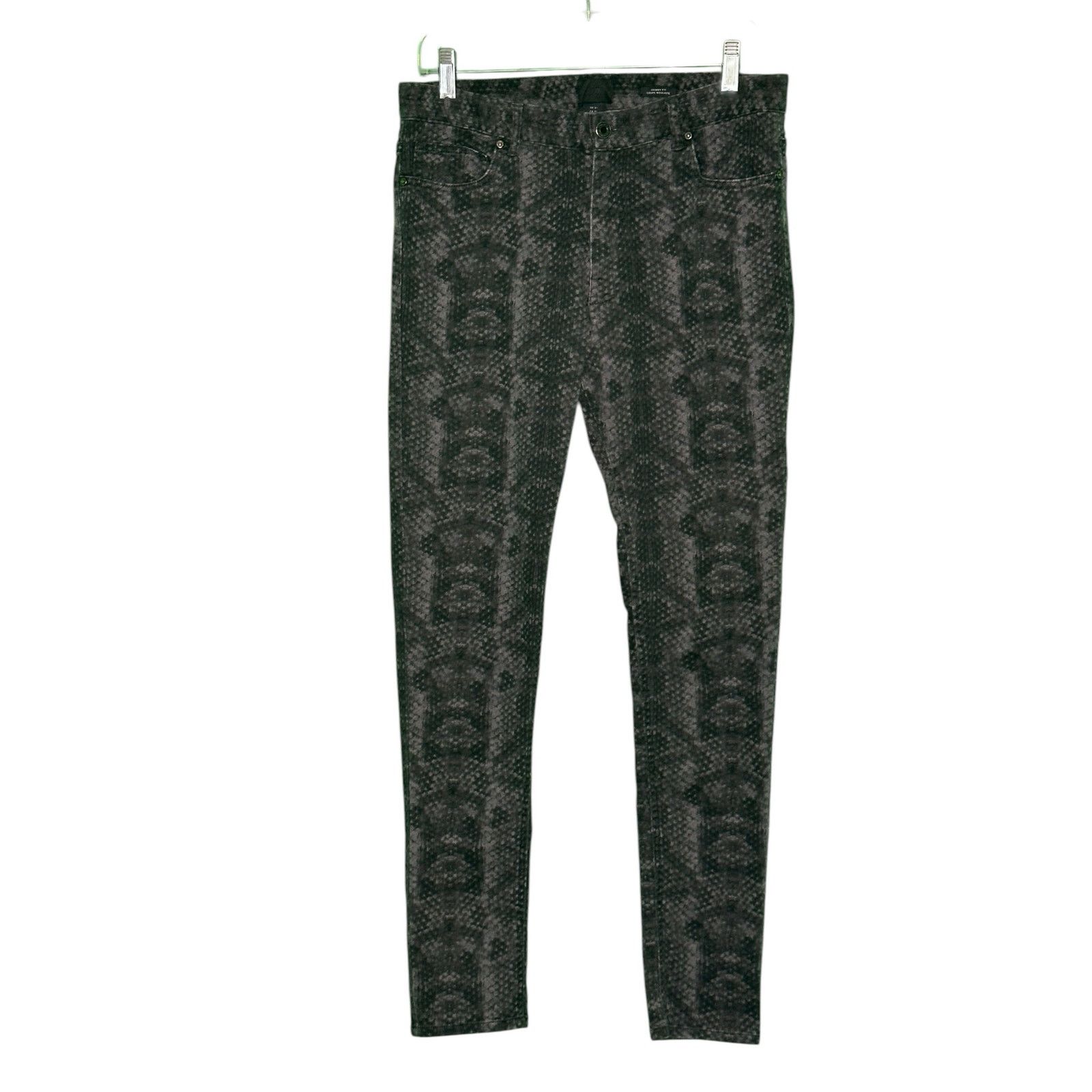 H&M H&M gray snake print skinny fit jeans size 31 Size 32" / US 10 / IT 46 - 13 Thumbnail