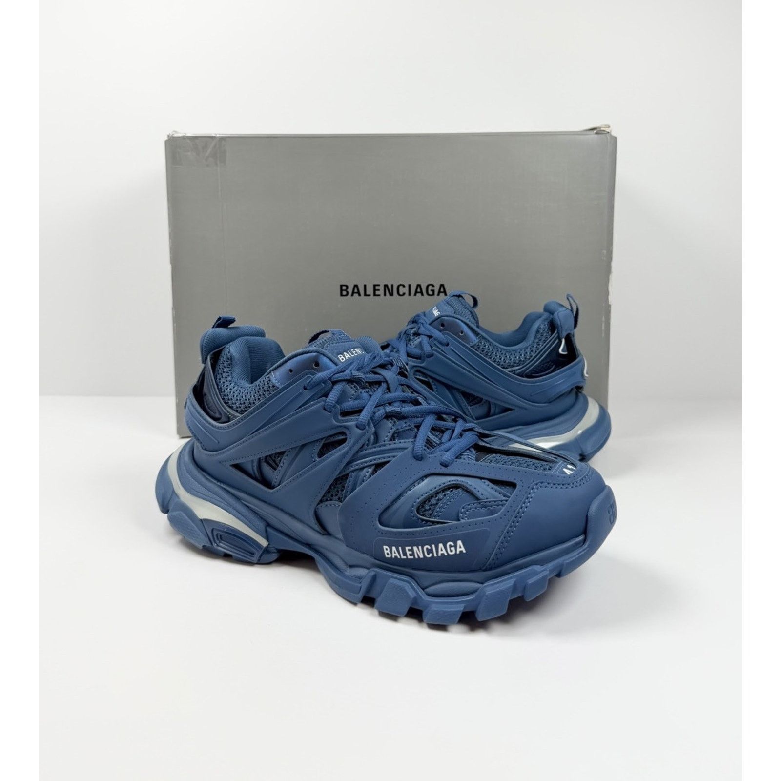 Balenciaga Size 41EU/8US - Balenciaga Track Blue LED NEW! Size US 8 / EU 41 - 2 Thumbnail