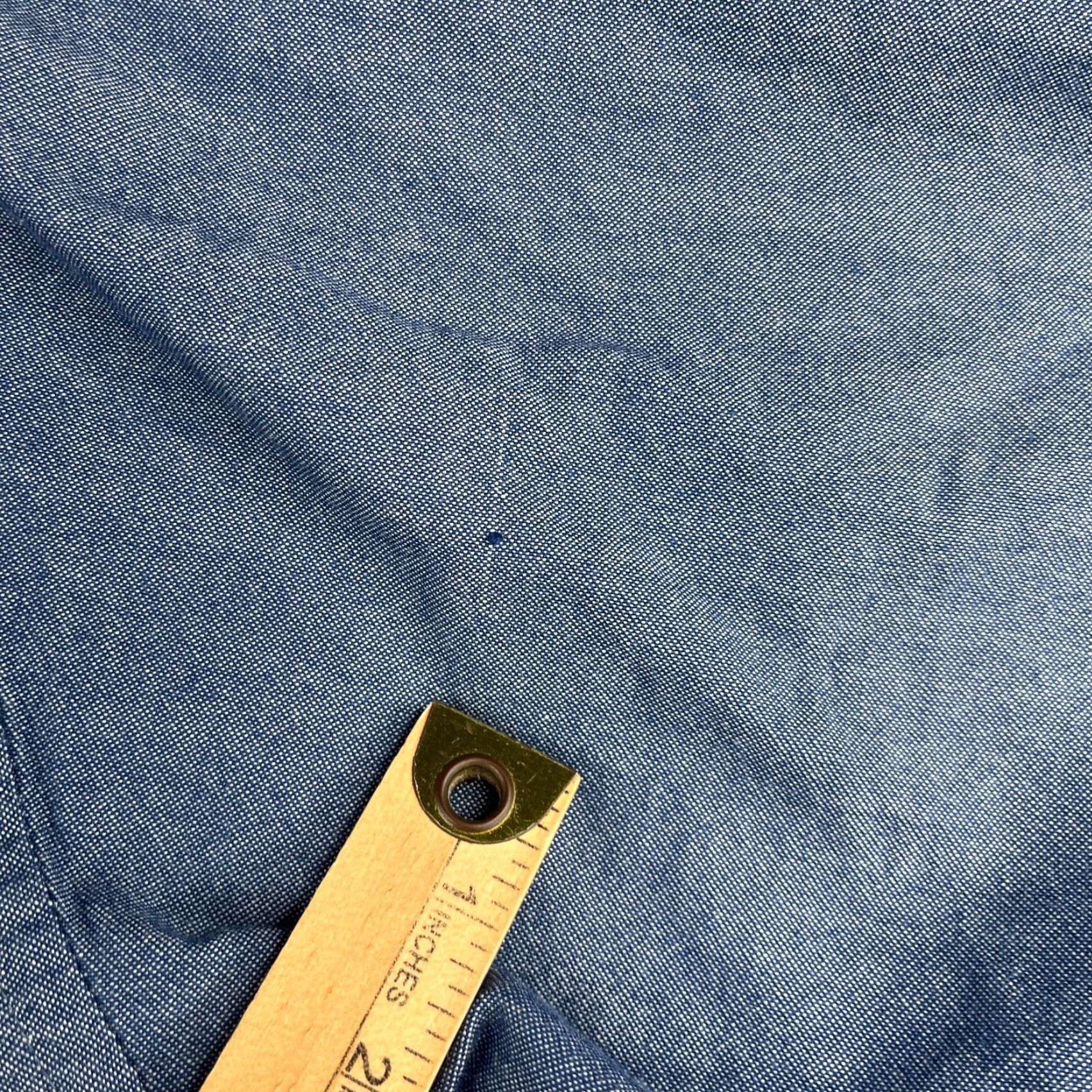 Tommy Hilfiger VINTAGE Tommy Hilfiger Shirt Mens L Blue Button-Up Long Sleeve Collared Pocket Flag Website?? Size US L / EU 52-54 / 3 - 7 Thumbnail