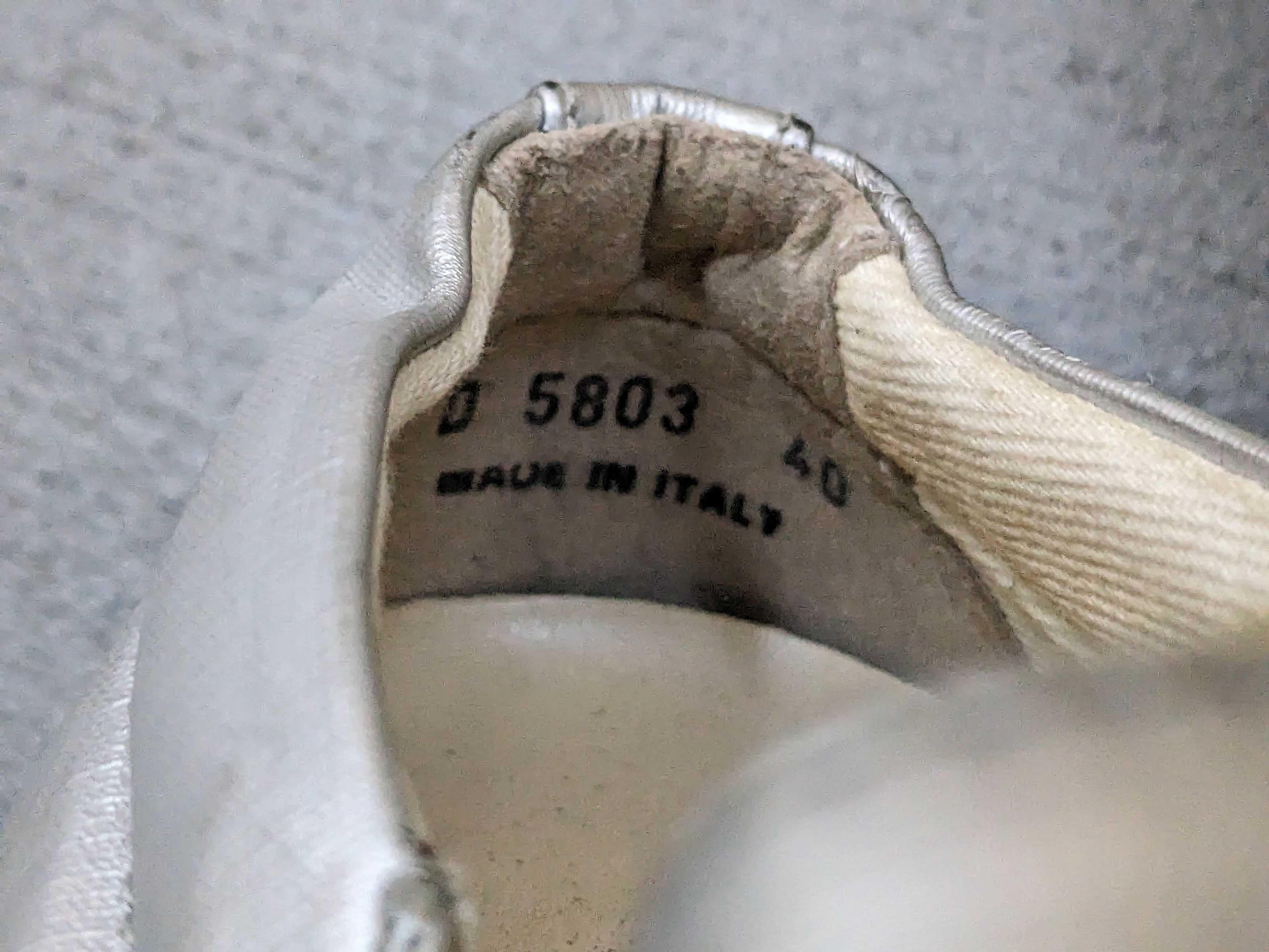 Rick Owens Rick Owens DRKSHDW Boat Ramones Size 7 40 Silver Size US 7 / EU 40 - 7 Thumbnail