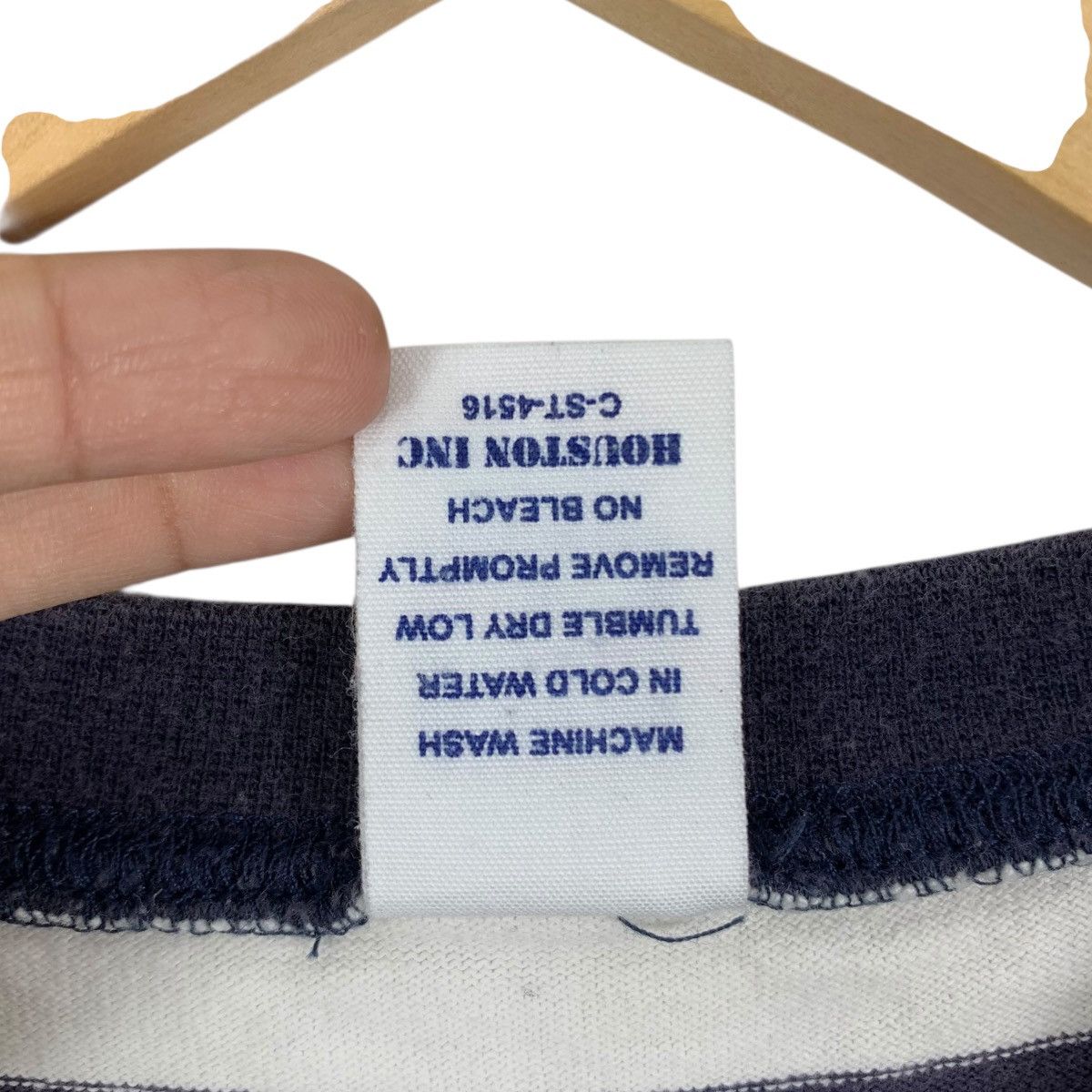 Japanese Brand HOUSTON INC Japanese Brand Stripes Short Sleeve Tshirt Size US M / EU 48-50 / 2 - 6 Thumbnail