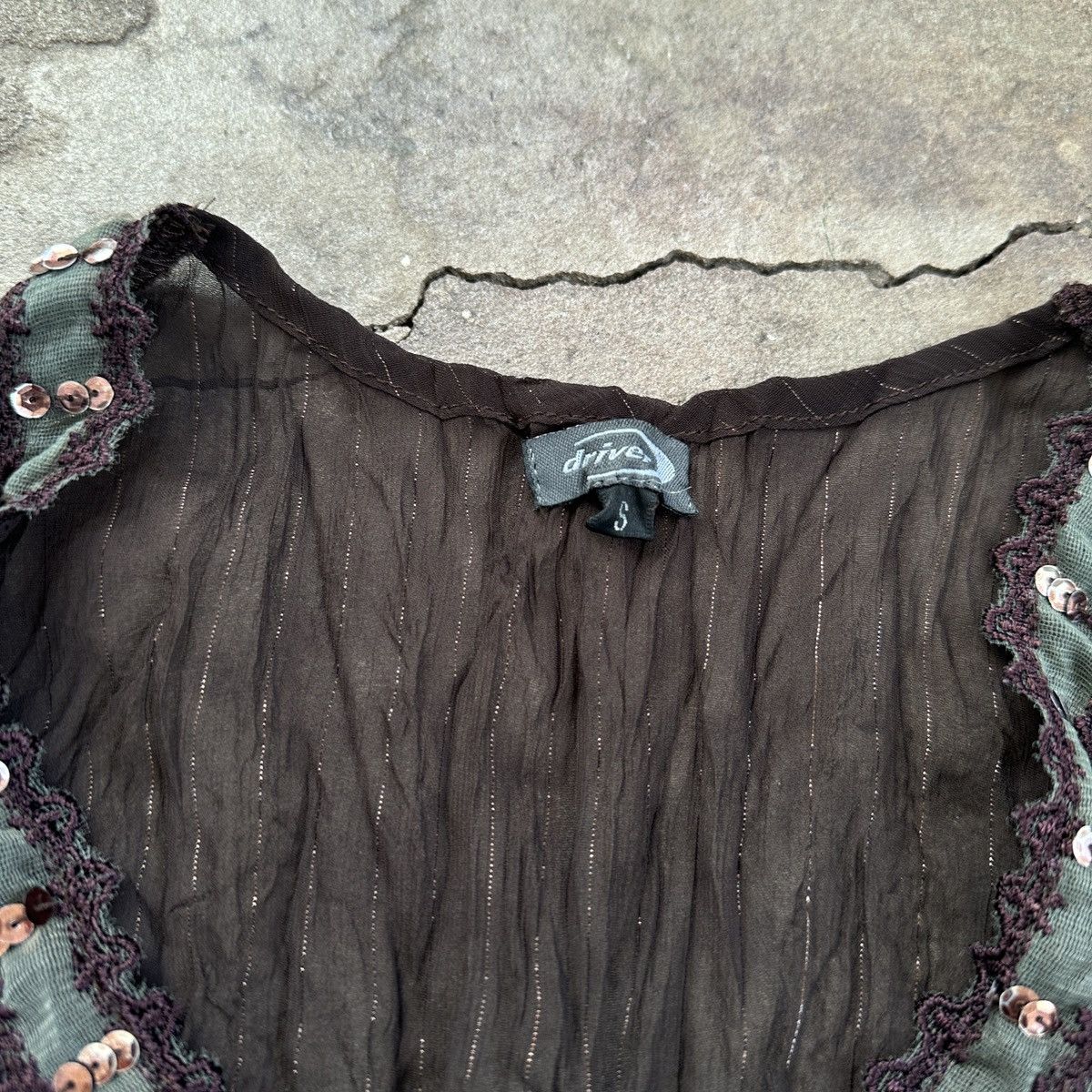 Japanese Brand × Vintage Vintage Y2K Driver Mesh Blouse Tank Top Size S / US 4 / IT 40 - 5 Thumbnail