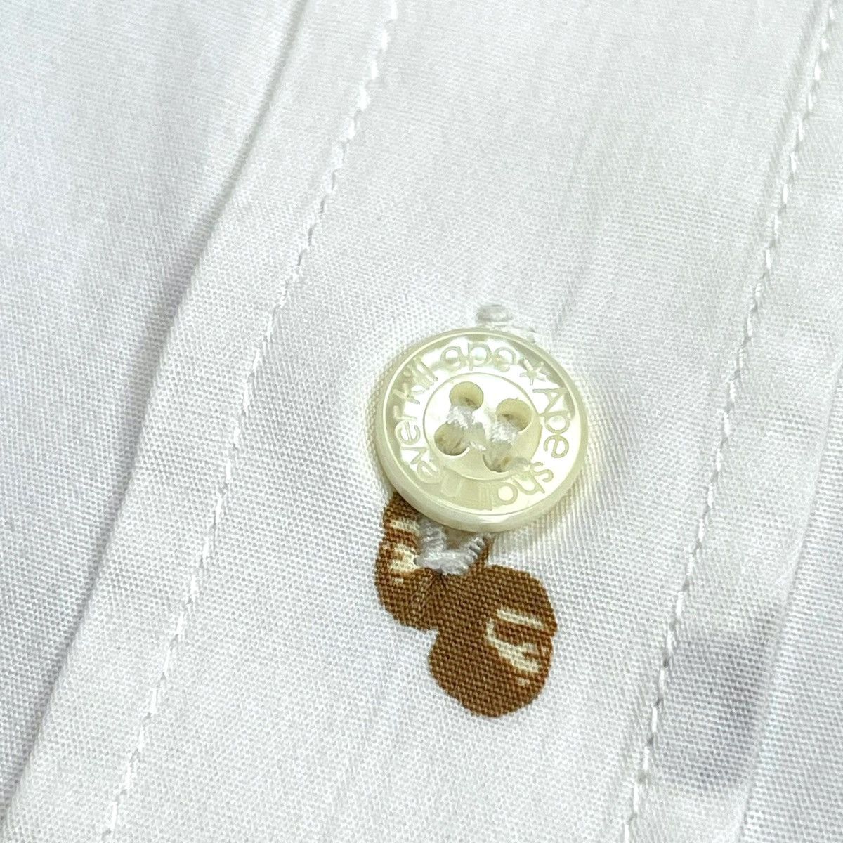 Bape OG2000's Bape Double Ape Head Button-up shirt Size US M / EU 48-50 / 2 - 8 Thumbnail
