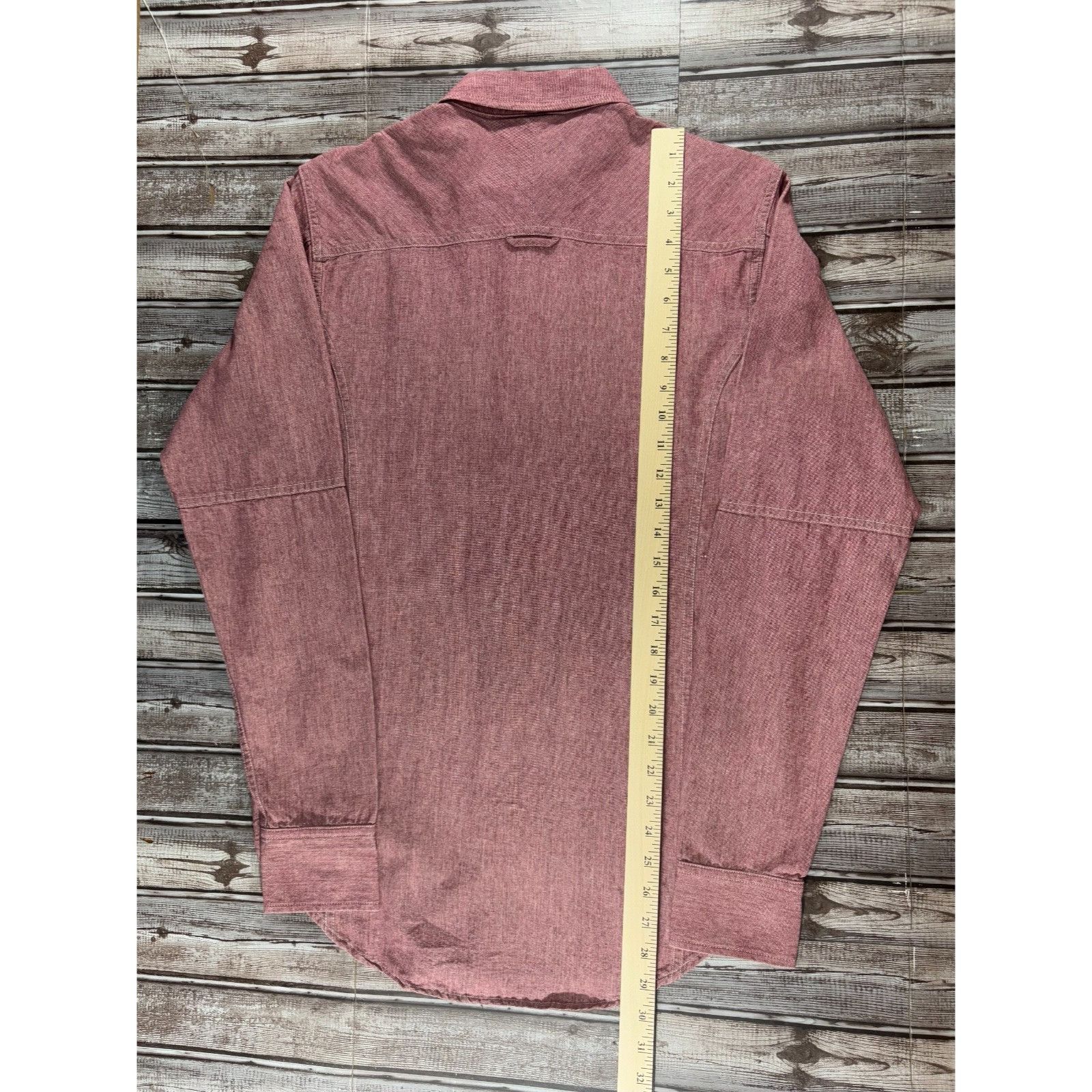 Rag & Bone Rag & Bone The Trail Denim Shirt size M color Red NWT Size US M / EU 48-50 / 2 - 2 Thumbnail