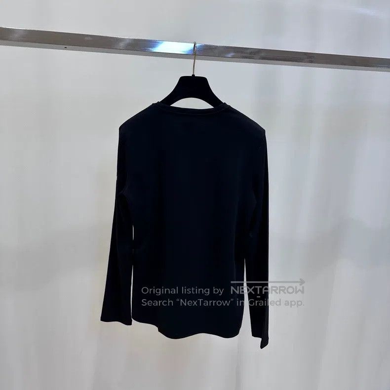 Chanel Chanel Black long-sleeved T-shirt Size M / US 6-8 / IT 42-44 - 2 Thumbnail