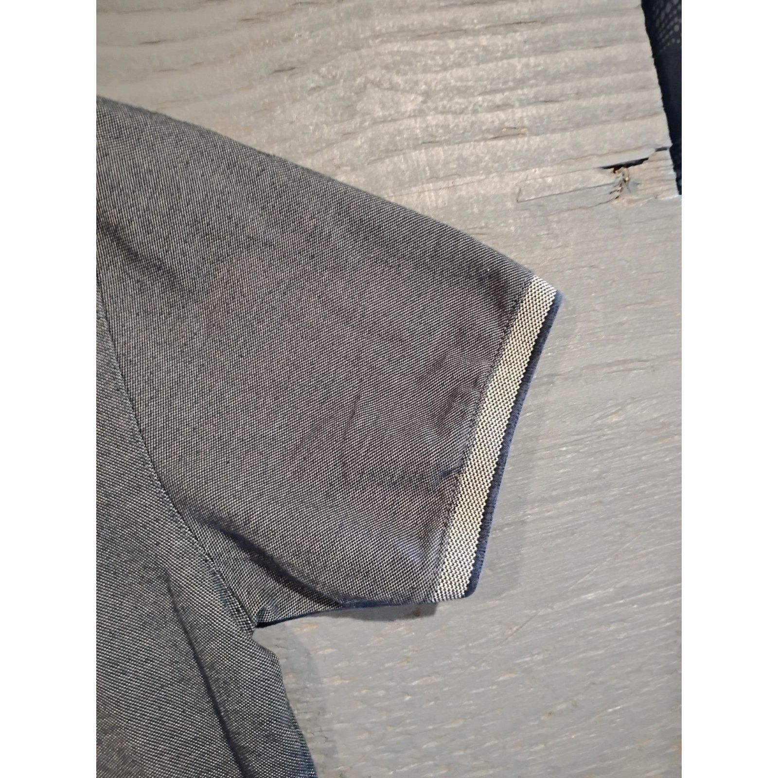 Other D & F Mens Gray Collar Shirt (Size Large) Size US L / EU 52-54 / 3 - 5 Thumbnail