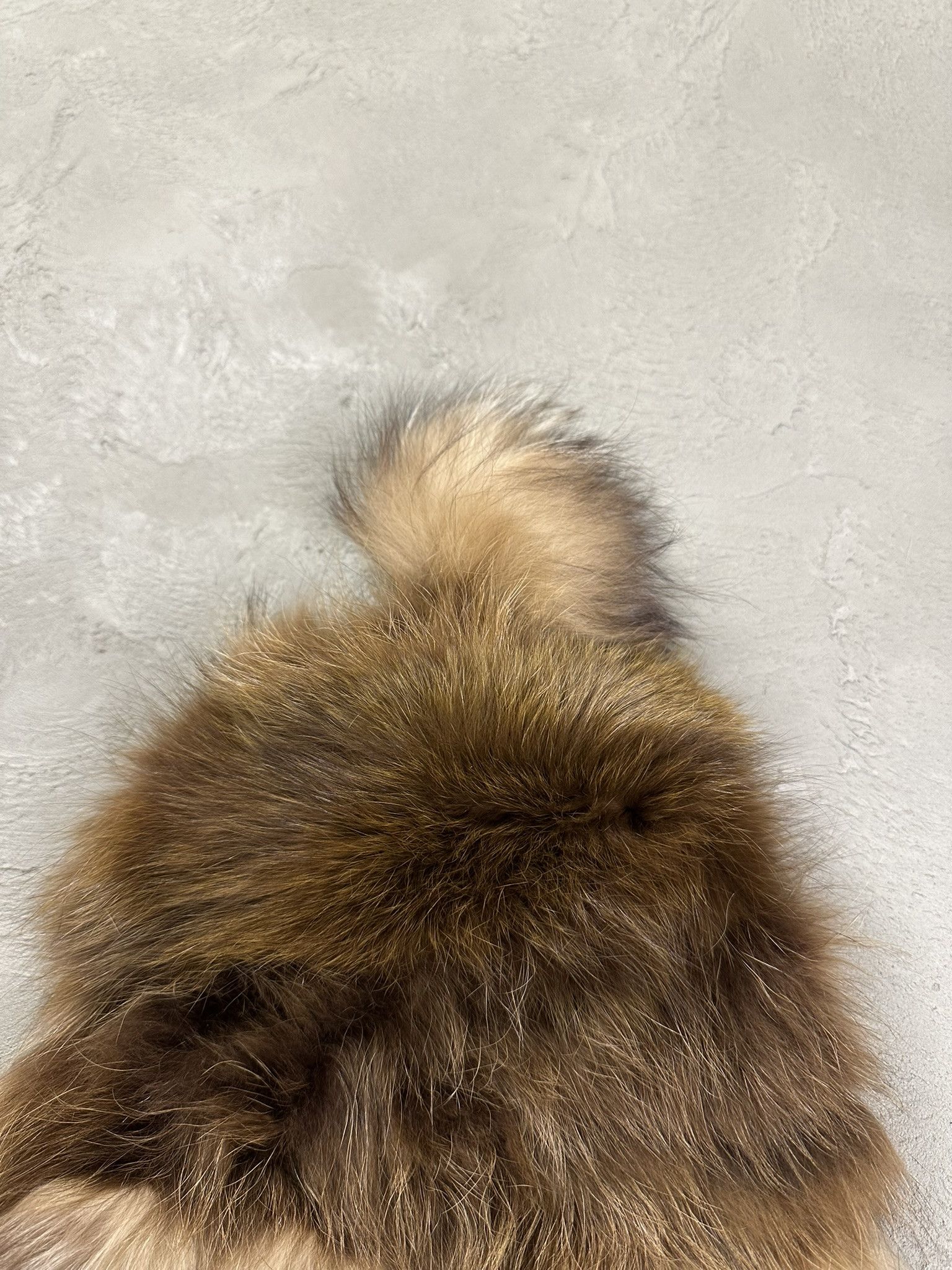 Vintage 80s Vintage Fox Fur Avant Garde Soviet Fuzzy Hat Size ONE SIZE - 2 Thumbnail