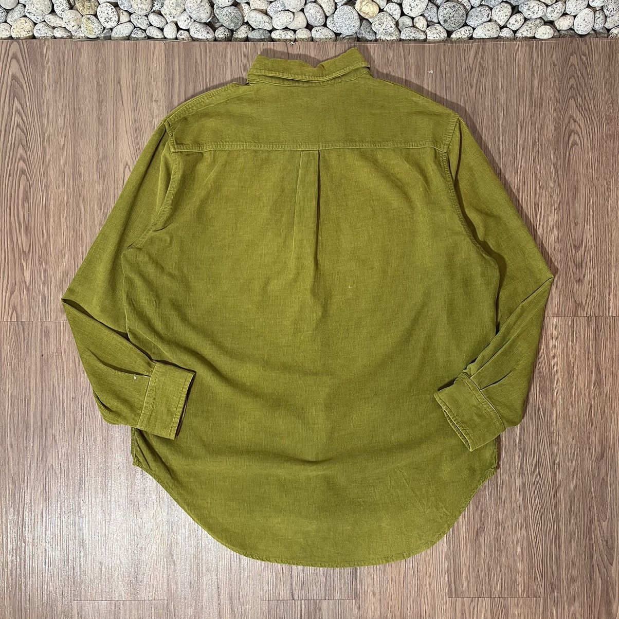 Marithe + Francois Girbaud Marithe Francois Girbaud Vintage Olive Corduroy Shirt Size US M / EU 48-50 / 2 - 2 Thumbnail