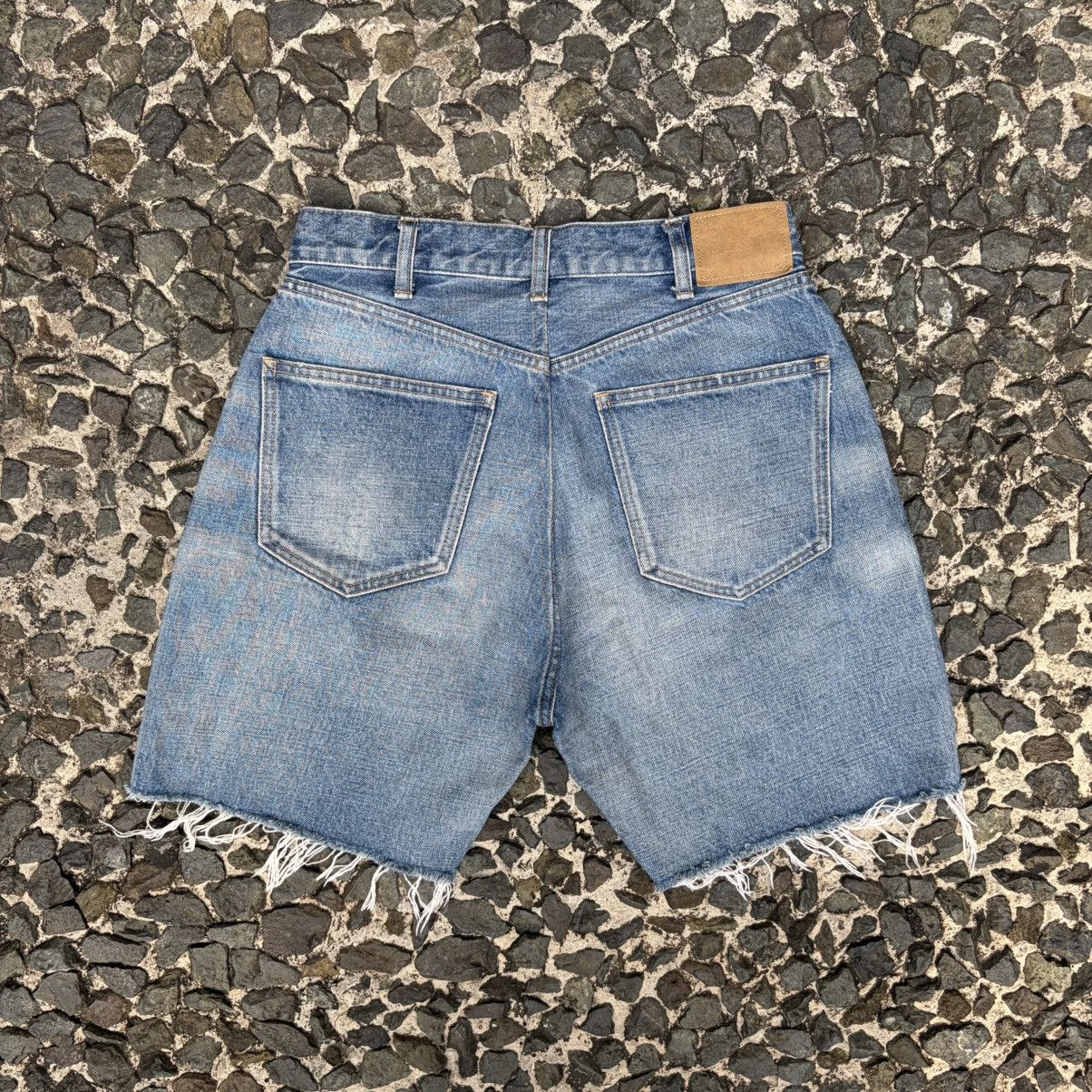 Celine Celine Wesley Denim Zuma Wash Distressed Short Size US 29 - 4 Thumbnail