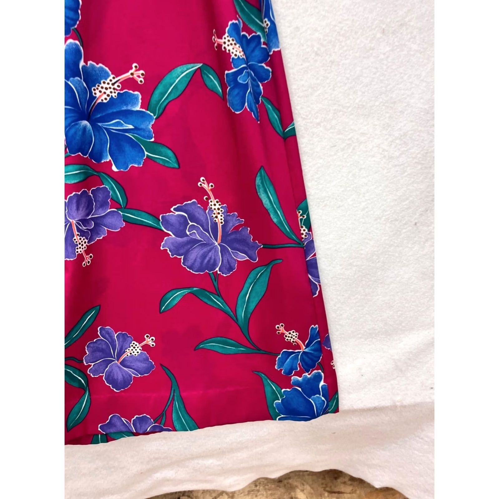 Hilo Hattie VINTAGE Hilo Hattie Hawaiian Floral Maxi Dress M Pink Unisex Adults Short Sleeve Tie Waist Maxi Dress Women’s/Men’s? Size M / US 6-8 / IT 42-44 - 7 Thumbnail