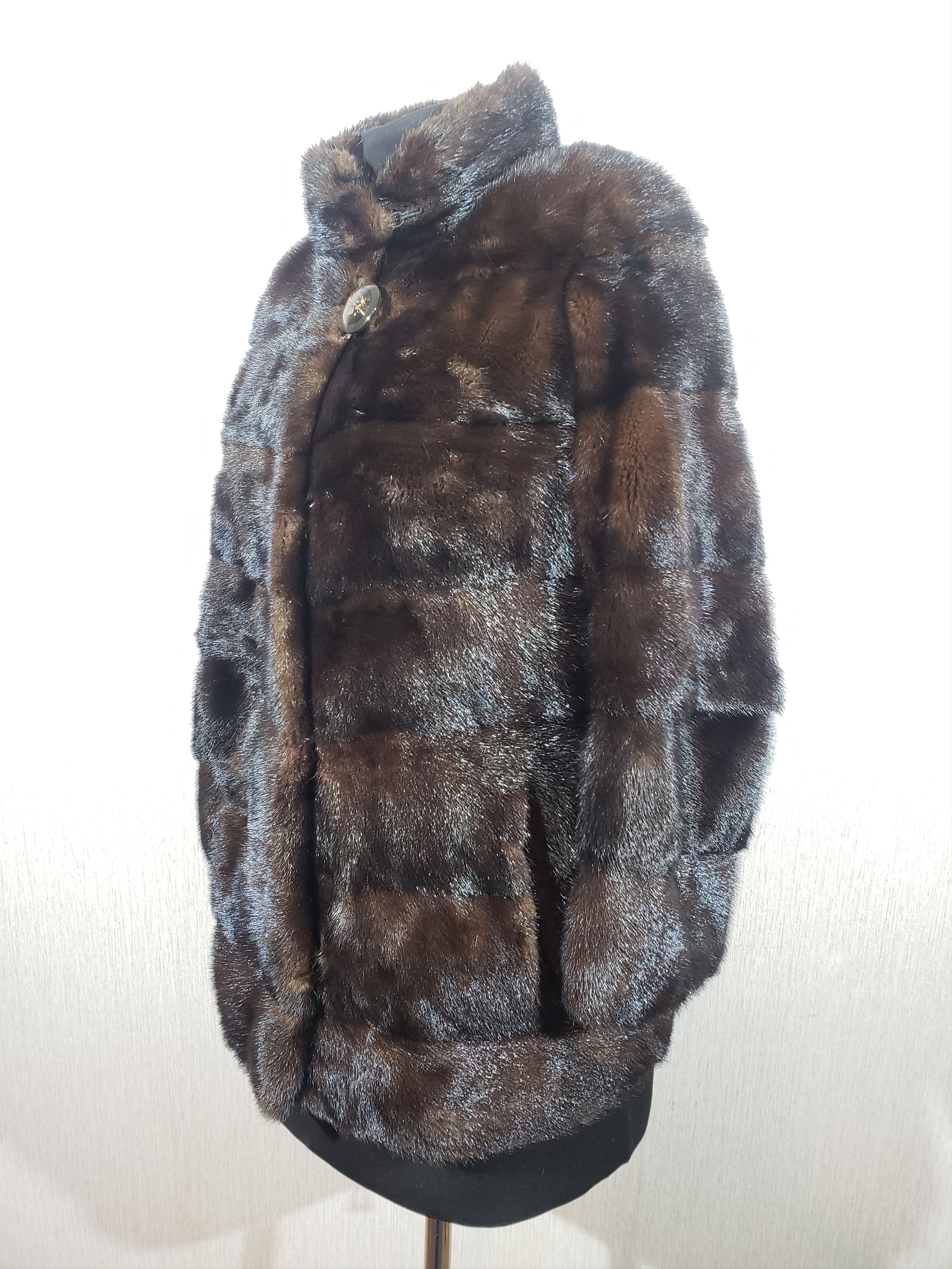 Other Stylish women's mink coat with detachable sleeves. Size M / US 6-8 / IT 42-44 - 3 Thumbnail