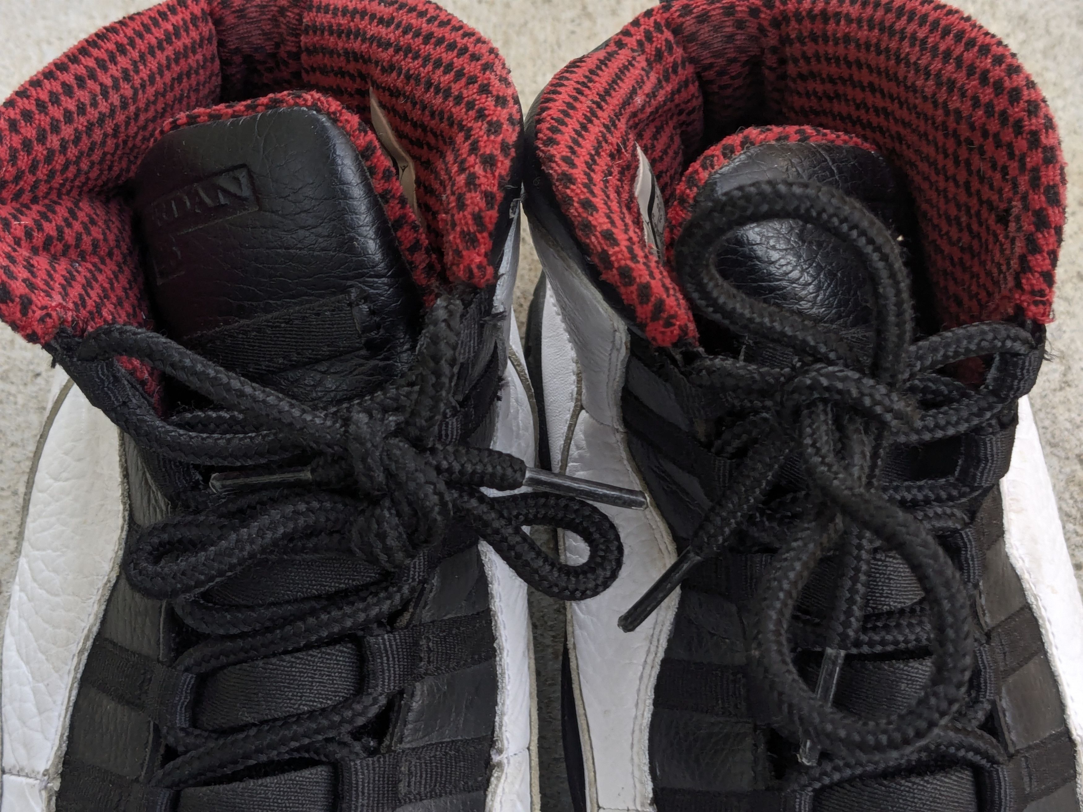 Jordan Brand Nike Air Jordan 10 X Retro Chicago 9.5 Bulls 310805-100 Size US 9.5 / EU 42-43 - 4 Thumbnail