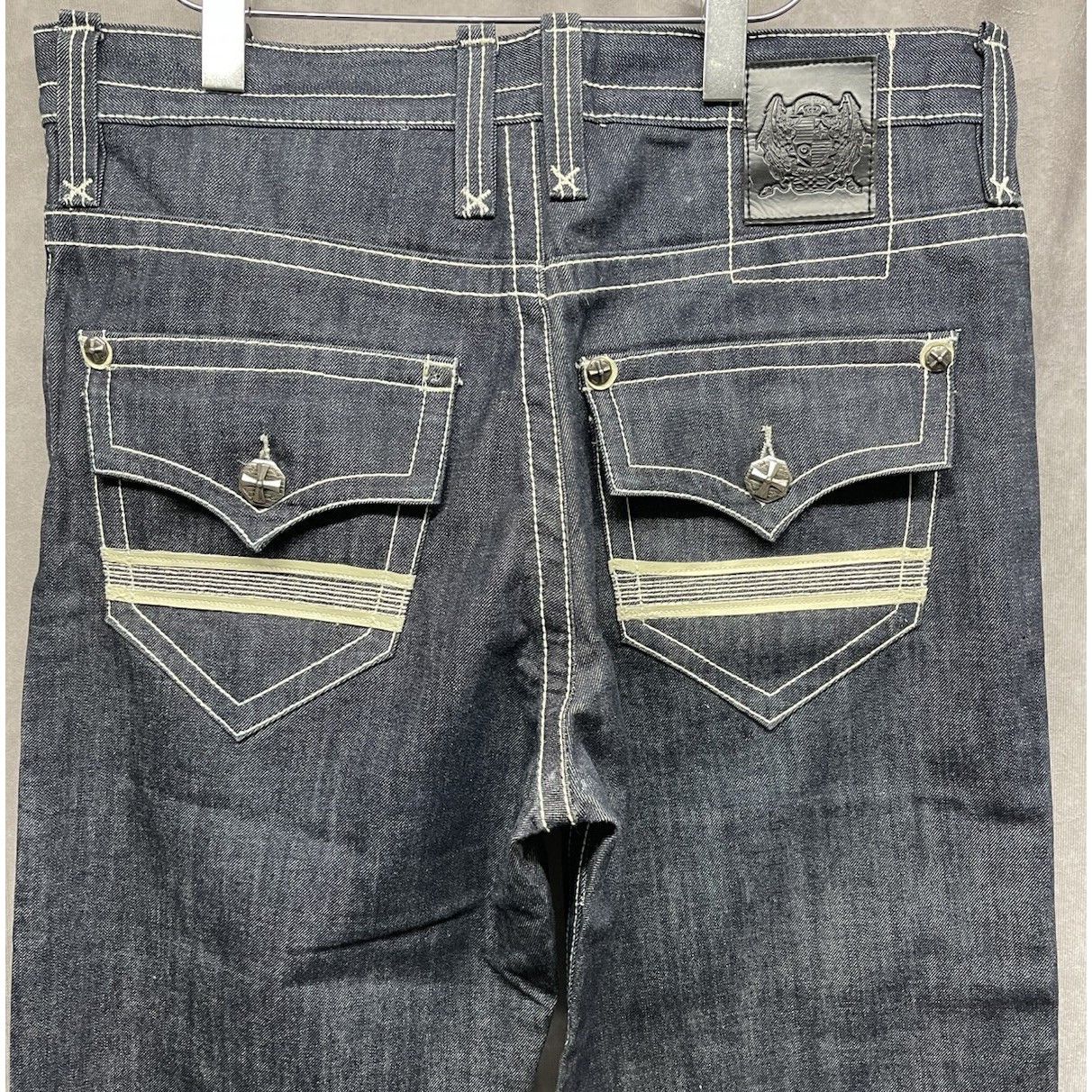 Smoke Rise Smoke Rise Jeans 34x34 Blue Embroidered Distressed Patch Str Size US 34 / EU 50 - 2 Thumbnail