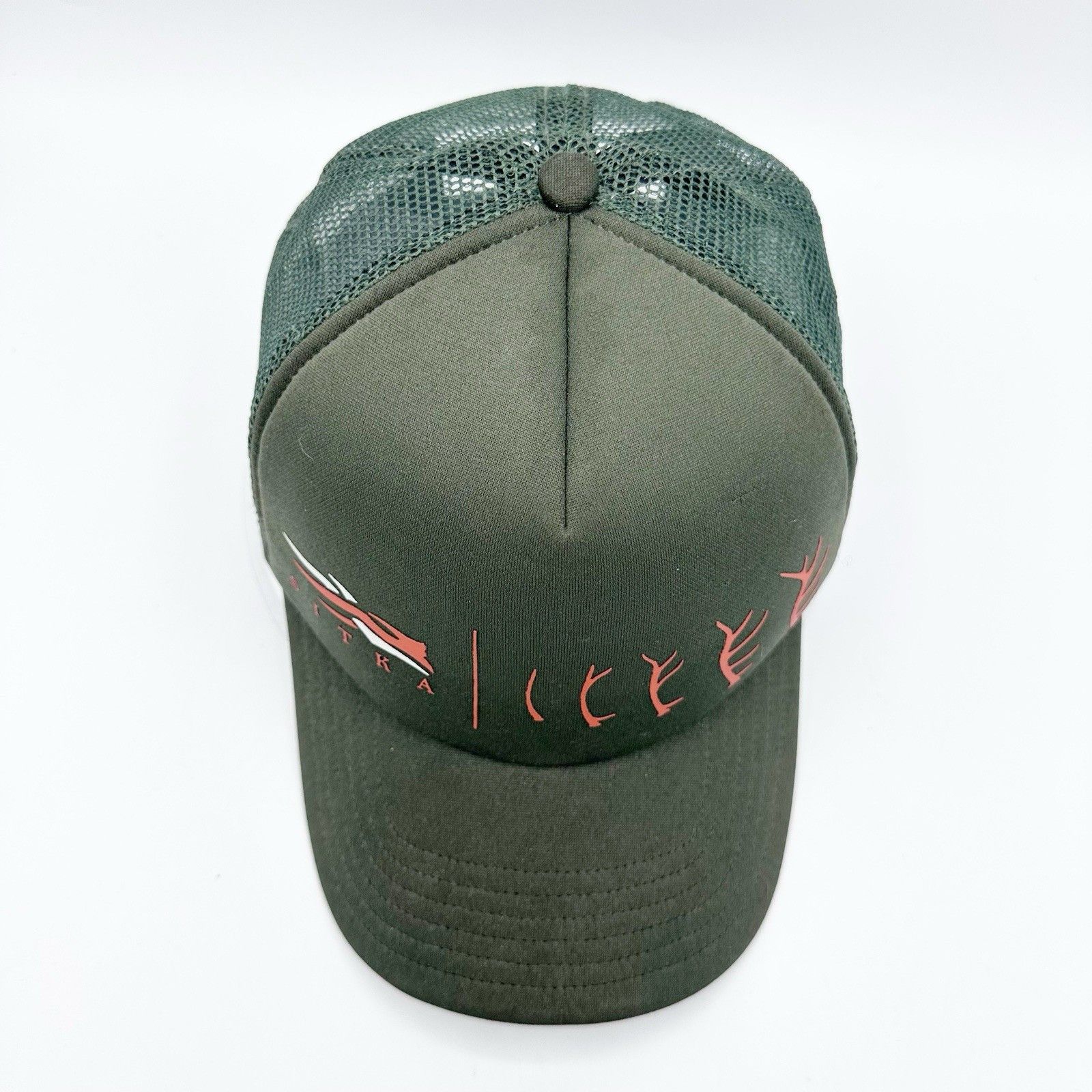 SITKA Sitka Gear Antler Evolution Foam Trucker Hat Green Snapback Size ONE SIZE - 7 Thumbnail