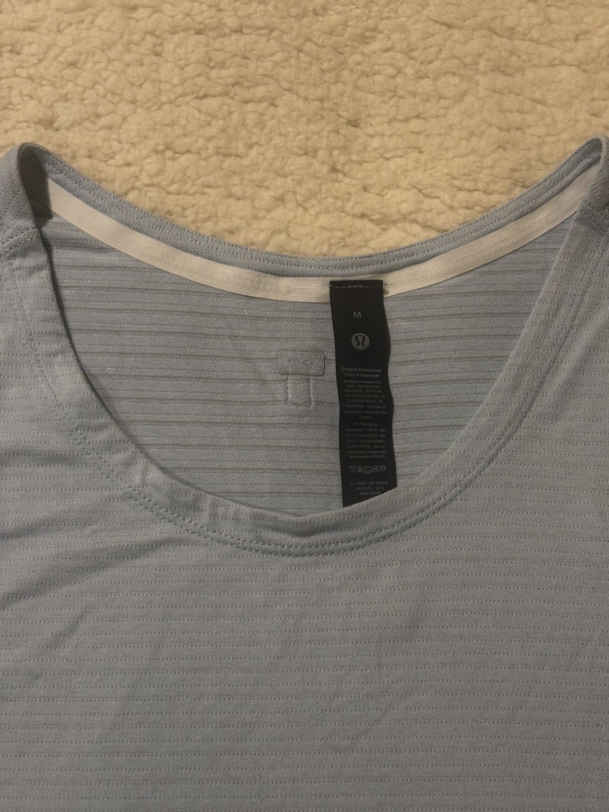 Lululemon Men’s light blue tank top0327 Size US M / EU 48-50 / 2 - 3 Thumbnail