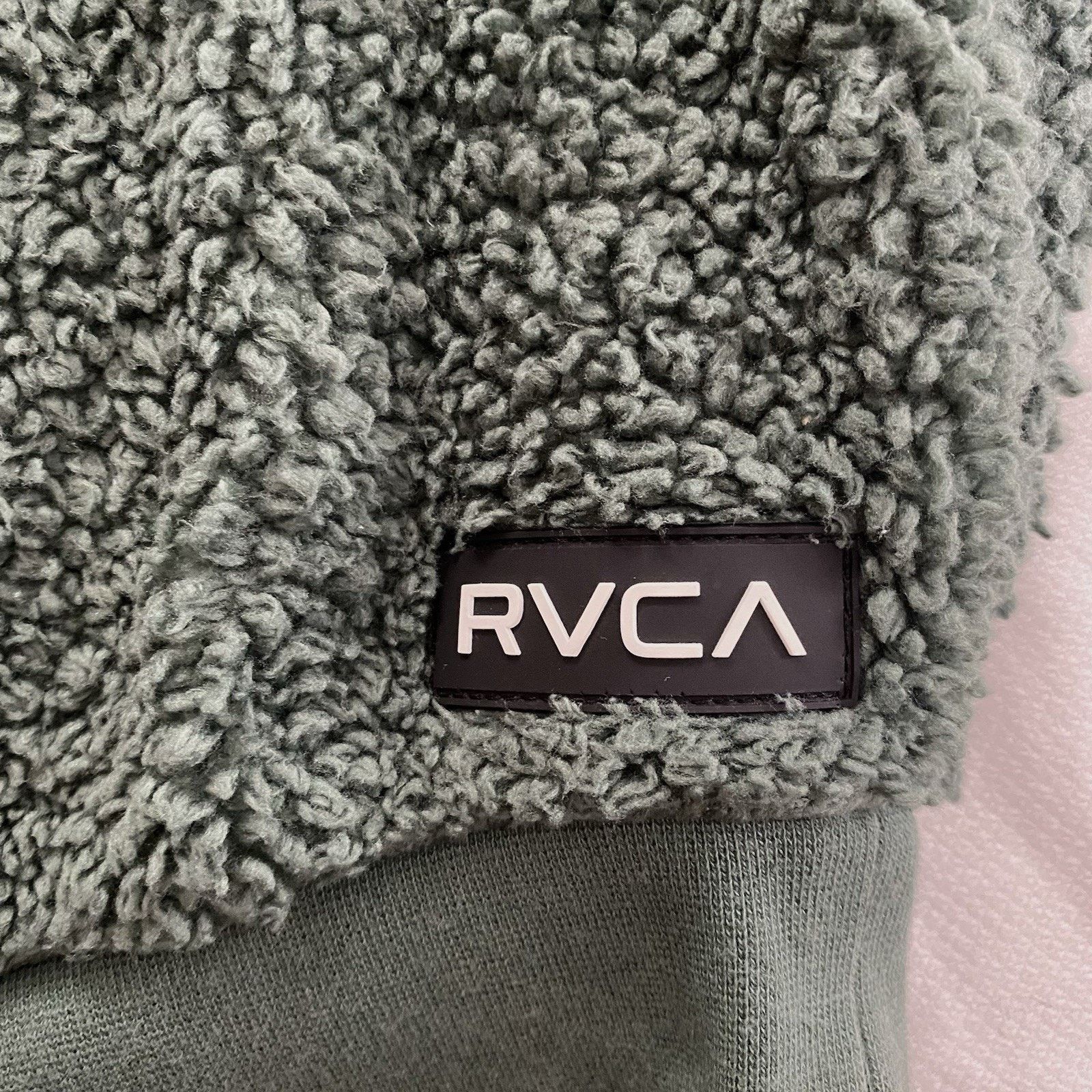 RVCA RVCA Off Grid Sherpa Fleece Sweatshirt Adult Small Green Size S / US 4 / IT 40 - 5 Thumbnail