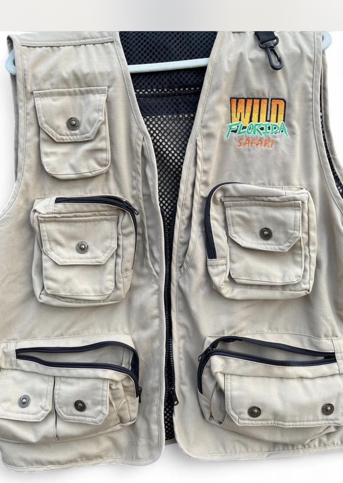 Outdoor Research Vintage 90s Tan Wild Florida Safari Fishing Employees Vest Size US XL / EU 56 / 4 - 8 Thumbnail
