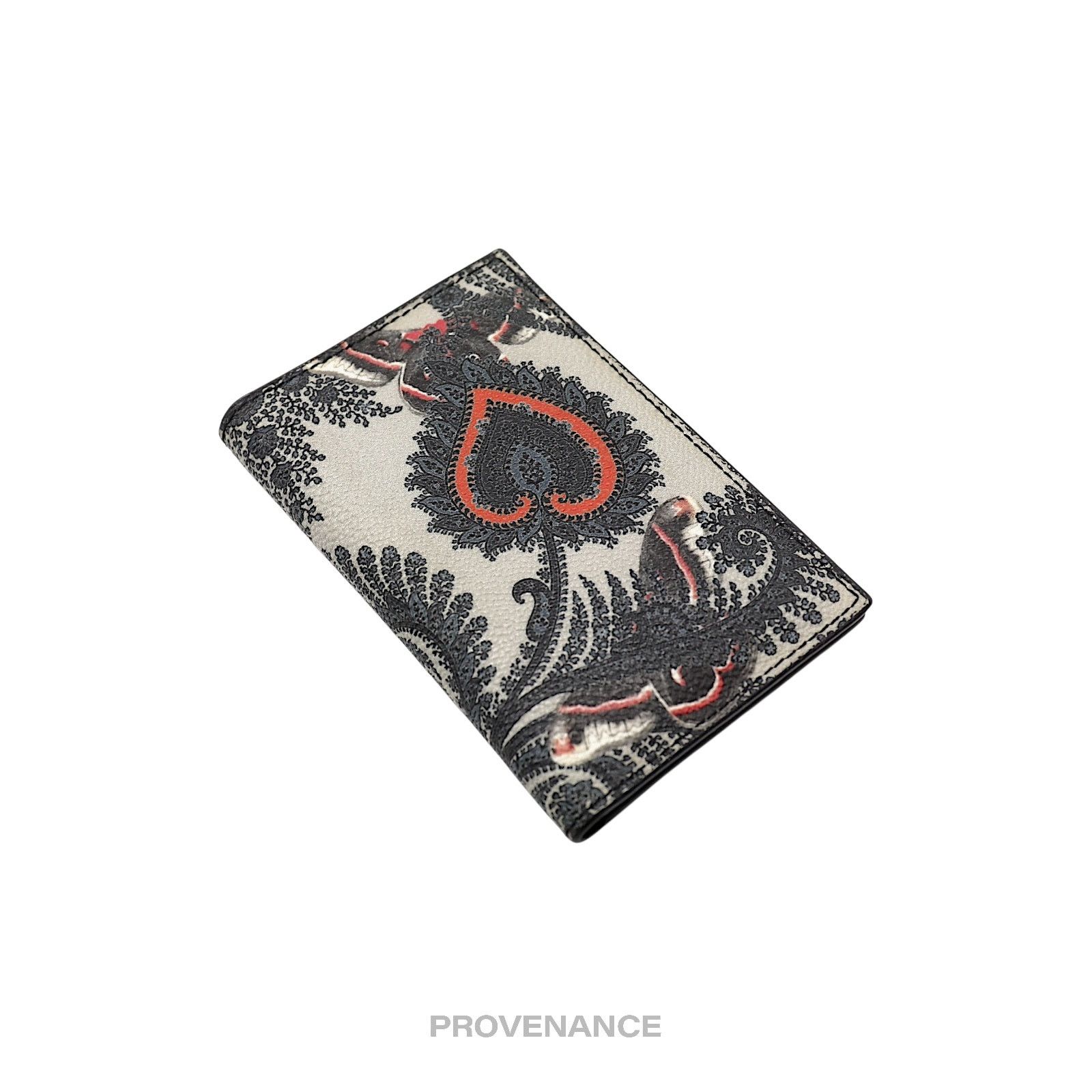 Givenchy 🔴 Givenchy 6CC Pocket Organizer Wallet - Moth Paisley Size ONE SIZE - 3 Thumbnail