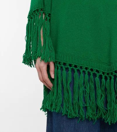 Valentino o1y0326 V-neck Sweater in Green Size S / US 4 / IT 40 - 3 Thumbnail