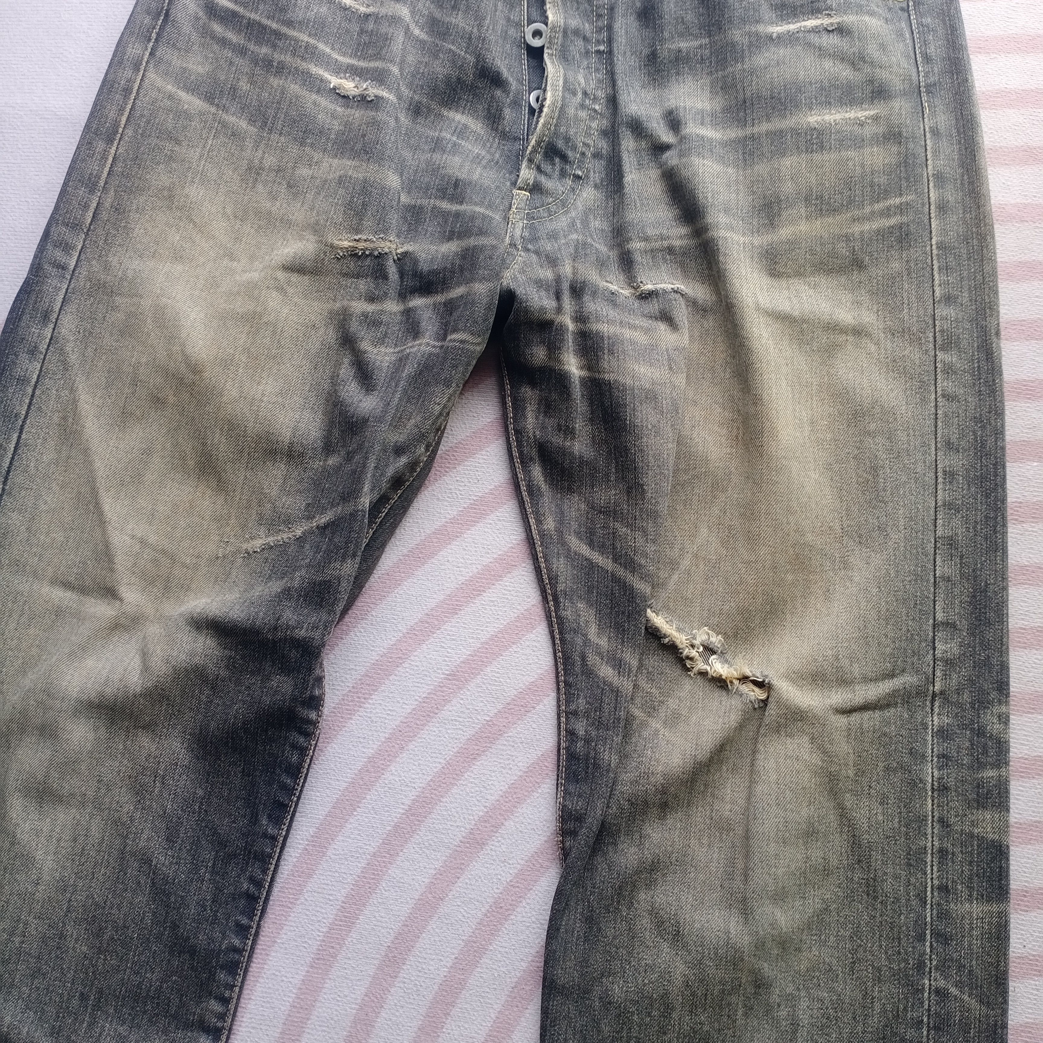Devilock Devilock Hardcore Disstressed Jeans Japan Denim Size US 31 - 6 Thumbnail