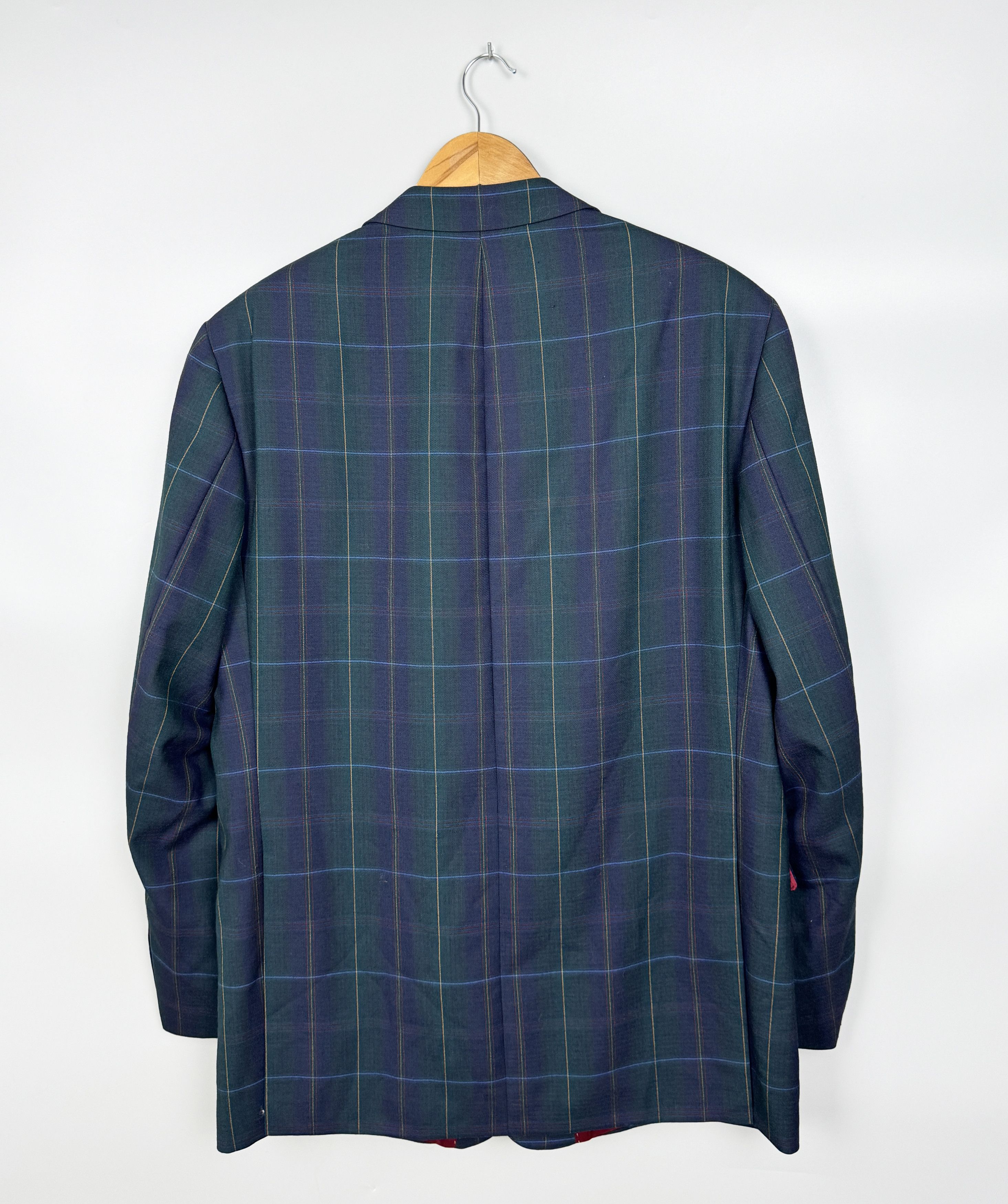 Johnson Woolen Mills ELSON 1892 Johnson Wool Tarnat Scottish Check Blazer Size 56 Size 46R - 8 Thumbnail