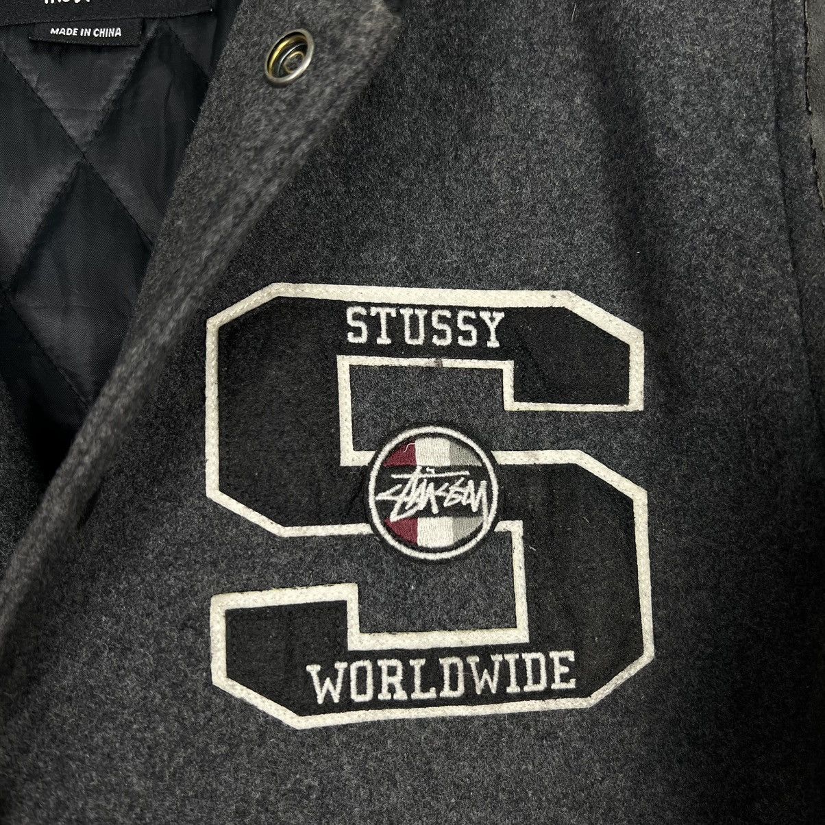Stussy 🔥 STUSSY WORLDWIDE VARSITY BOMBER JACKET Size US M / EU 48-50 / 2 - 13 Thumbnail