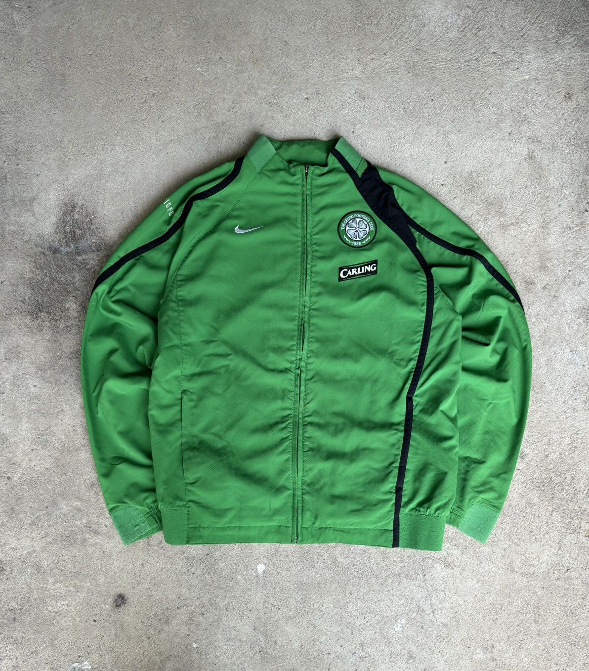 Nike × Vintage Nike Vintage y2k Jacket swoosh ⭐️RARE⭐️ Celtic green M Size US M / EU 48-50 / 2 - 1 Thumbnail