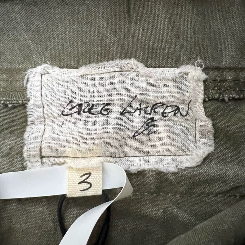 Greg Lauren greg lauren Military green washed work pants 2506-Nextarrow Size US 34 / EU 50 - 3 Thumbnail