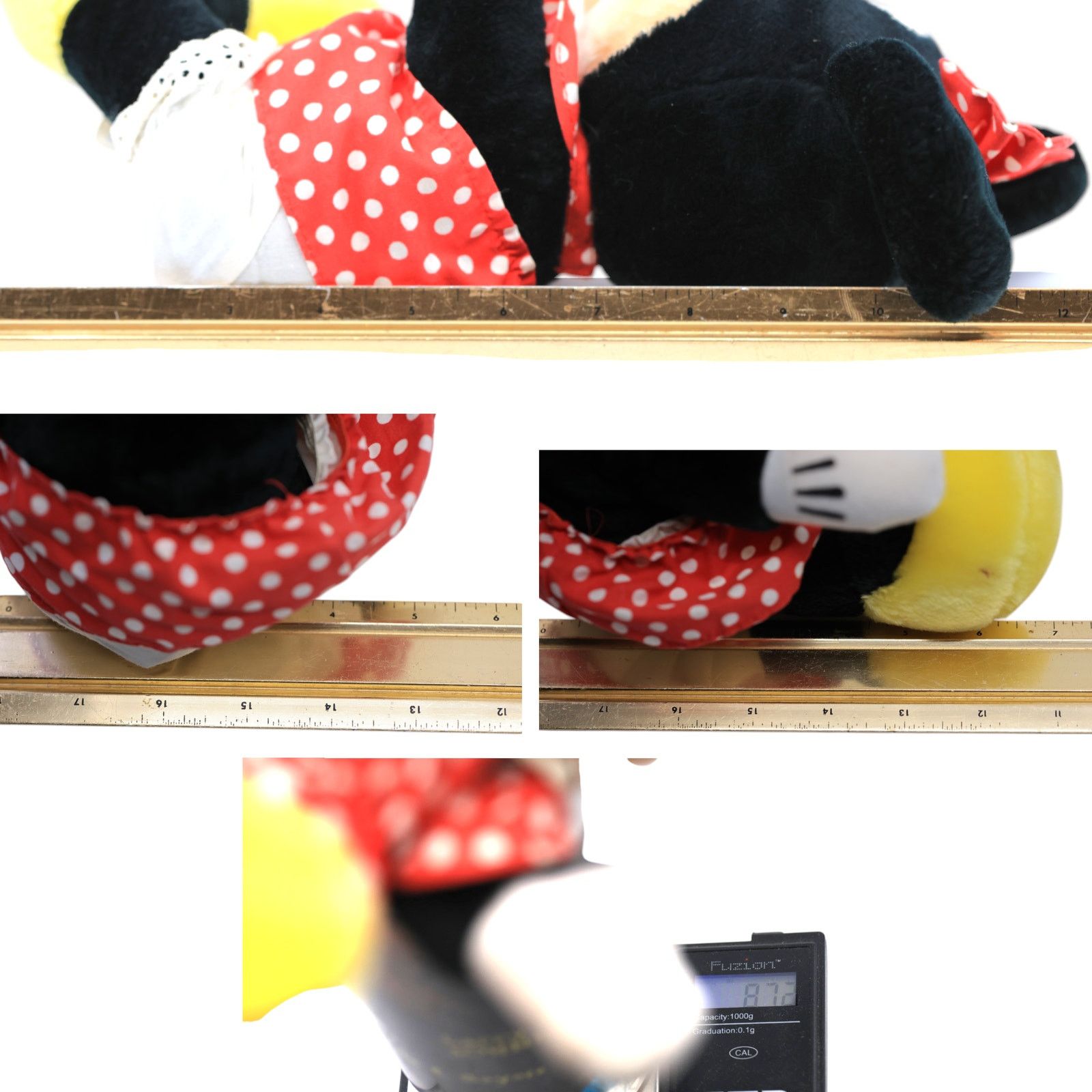 Disney Disneyland Minnie Mouse in Polka Dot Blouse Stuffed Animal Size ONE SIZE - 9 Thumbnail