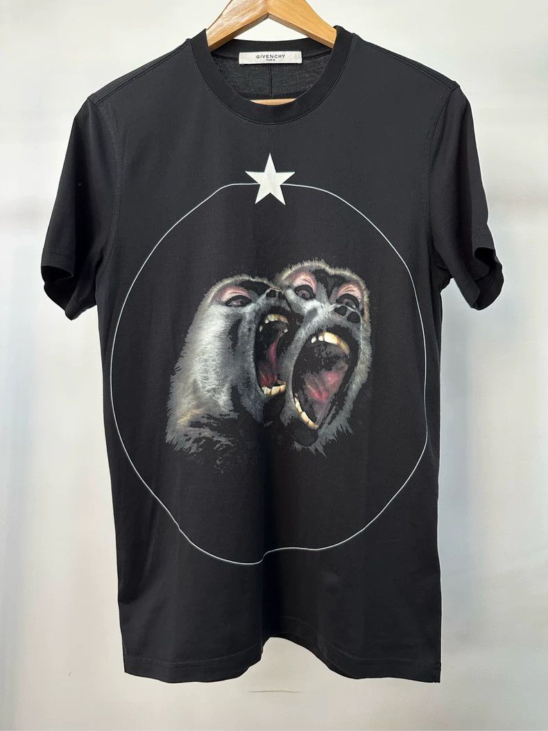 Givenchy Givenchy Classic Howler Monkey Print Short Sleeve Size US S / EU 44-46 / 1 - 1 Thumbnail