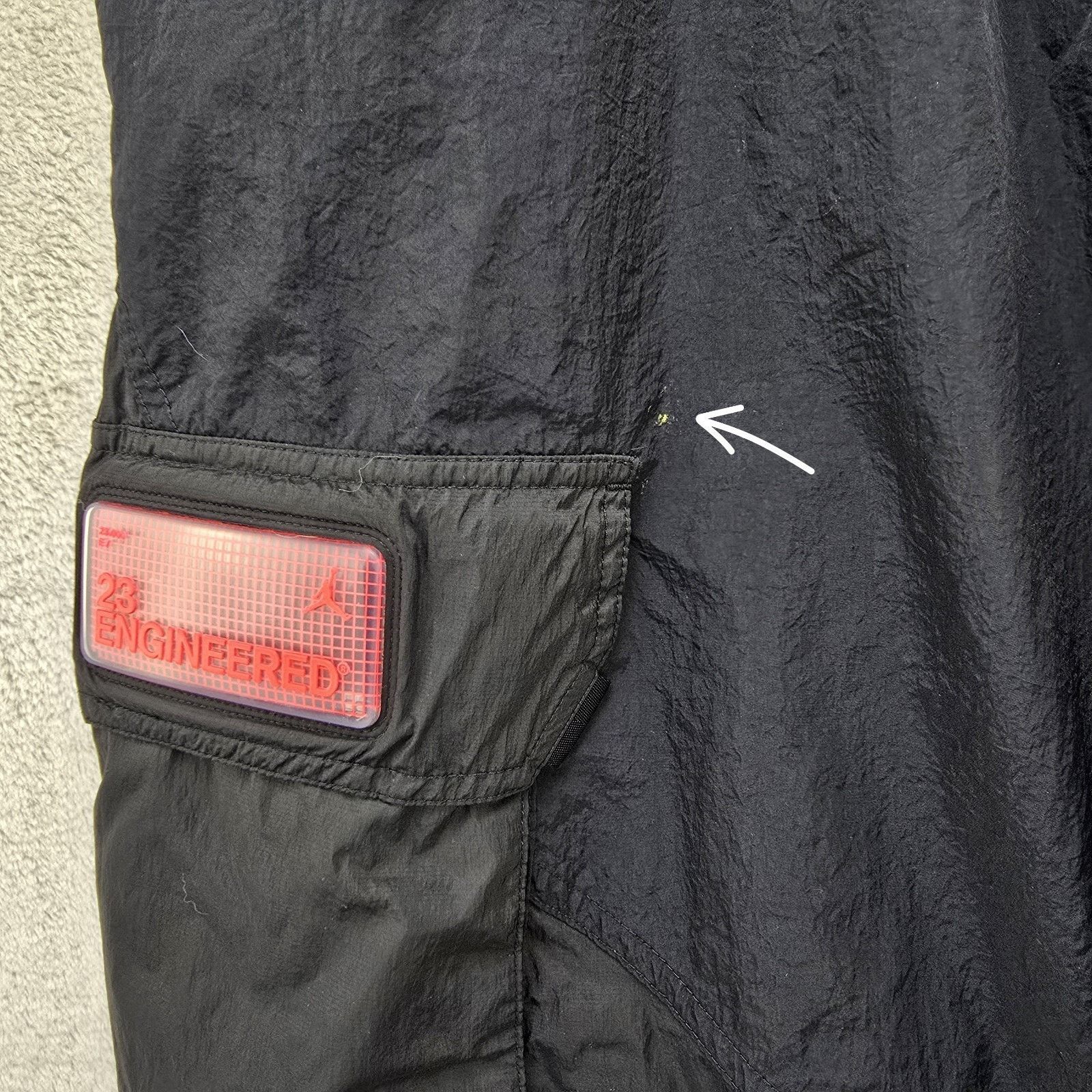 Jordan Brand Jordan 23 Engineered Cargo Pants Mens 3XL Black Nylon Jogger Size US 40 / EU 56 - 4 Thumbnail